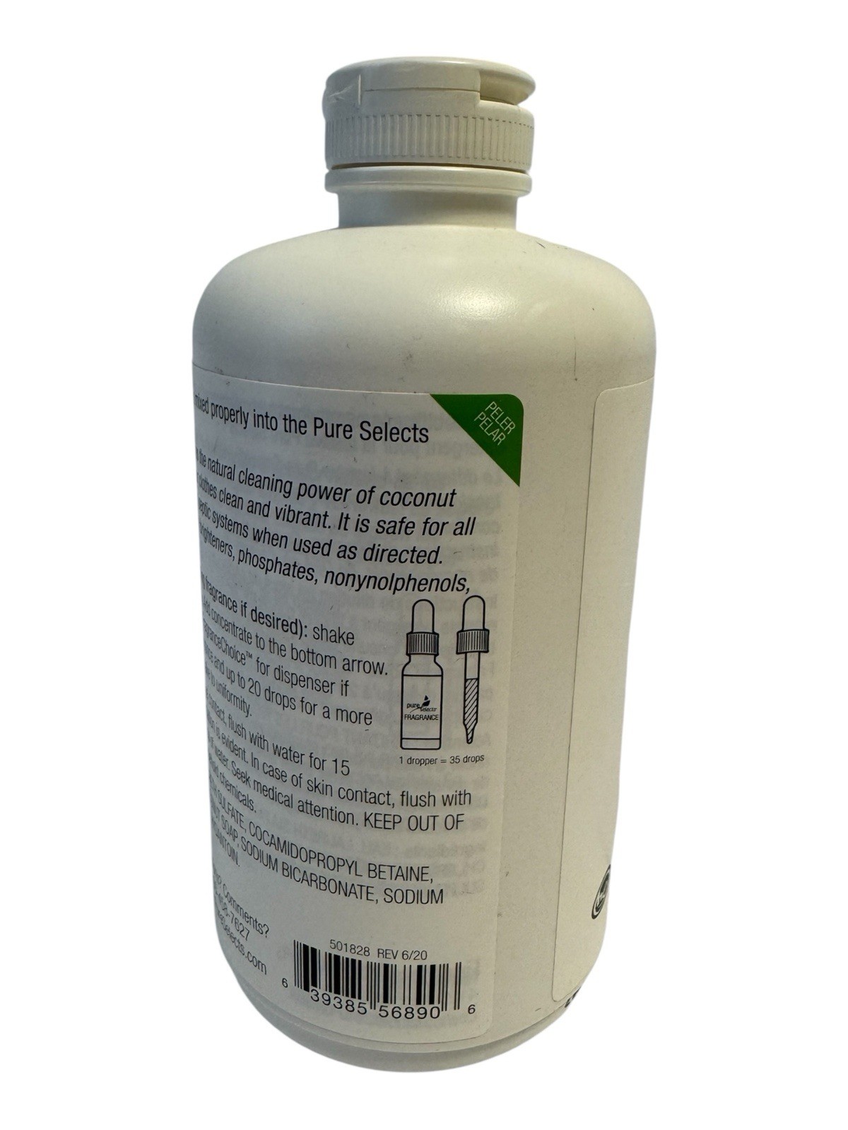 PURE SELECTS Laundry Soap Concentrate – 1 QUART – New, Sealed Bottle