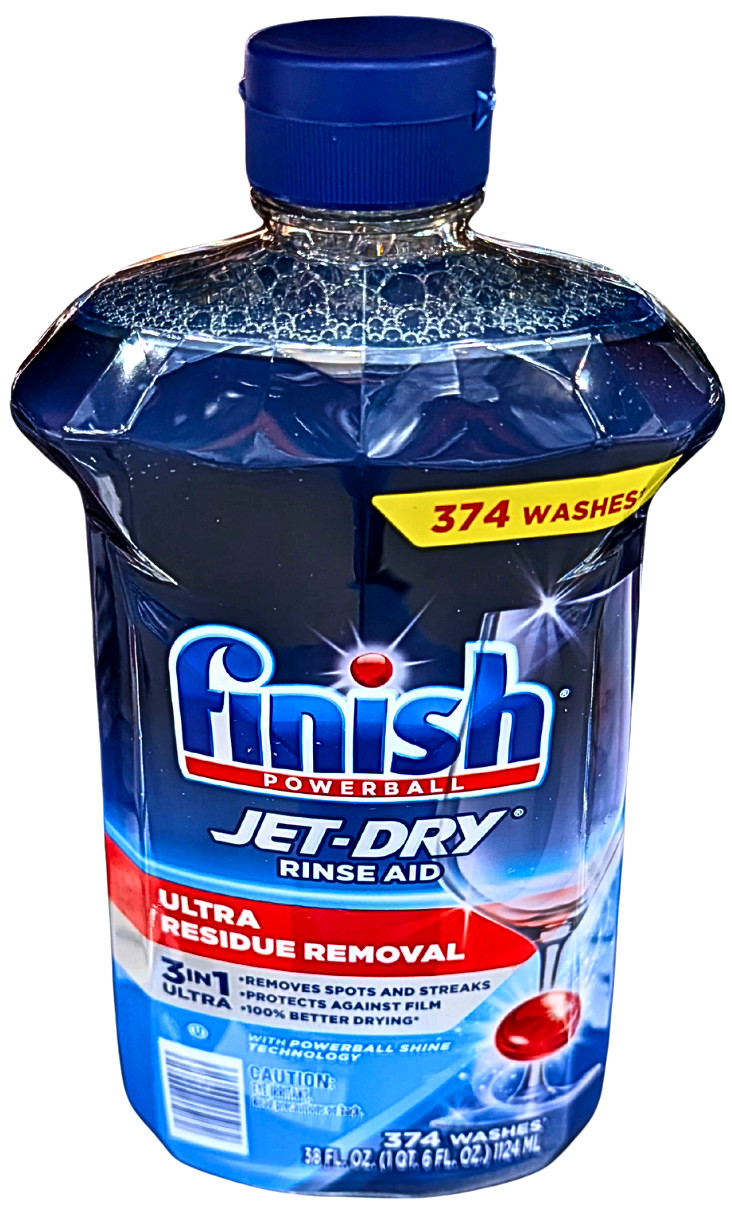 Finish Jet-Dry Ultra Dishwasher Rinse Aid 38 Fl Oz