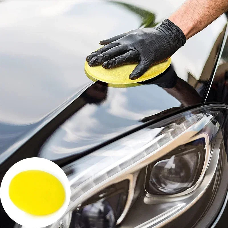 Car Waxing Foam Sponge Applicator Pads Soft Polish Cleaning Detail Tool Kit