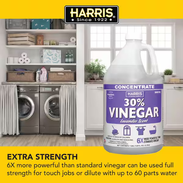 Harris 30% Vinegar All-Purpose Cleaner Concentrate Lavender Scent 128 oz