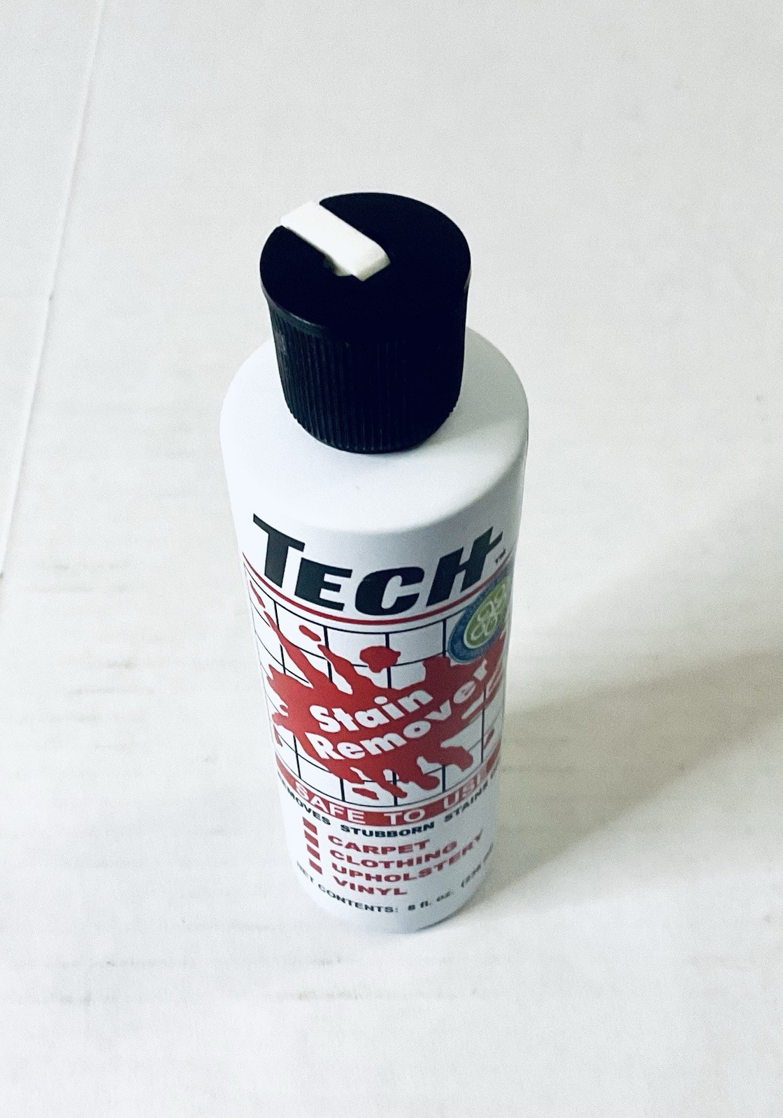 TECH STAIN REMOVER FOR STUBBORN STAINS SAFE TO USE 8 FL OZ