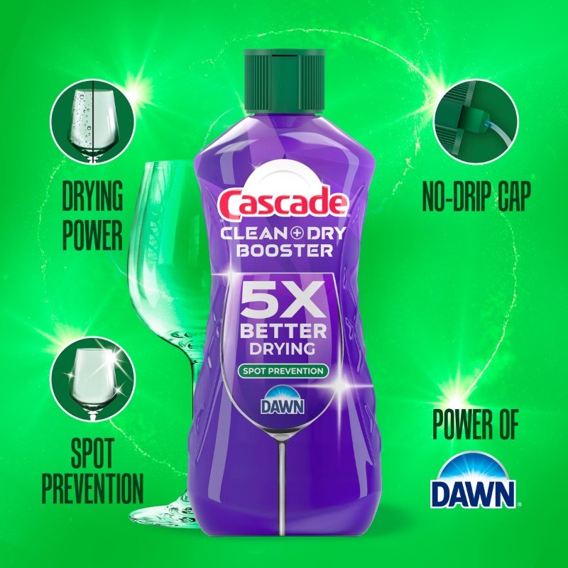 Clean + Dry Booster Dishwasher Rinse Aids – 30.5 fl oz