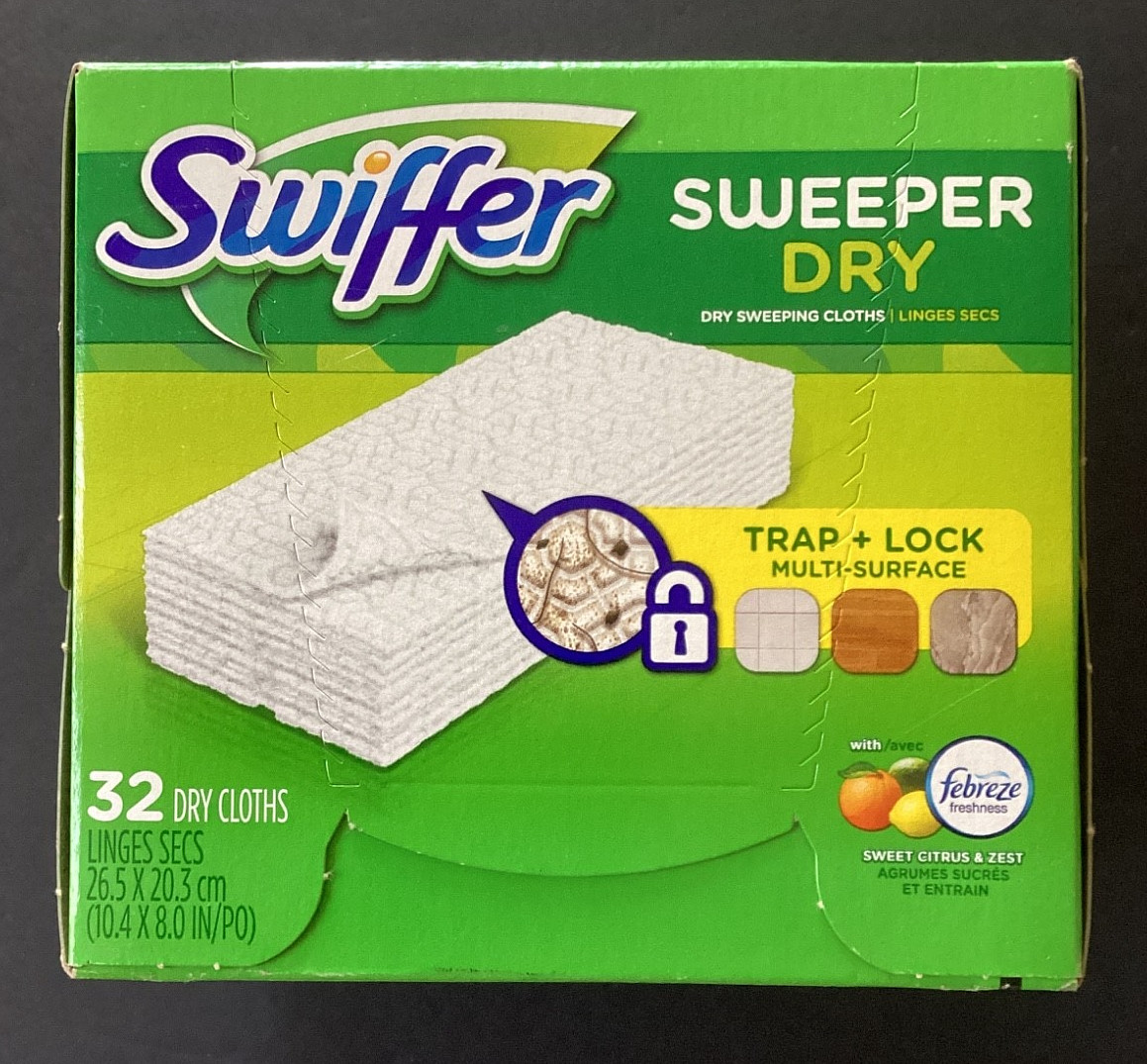 *Swiffer Sweeper Dry Sweeping Cloth Refills Febreze Sweet Citrus & Zest 32ct NEW