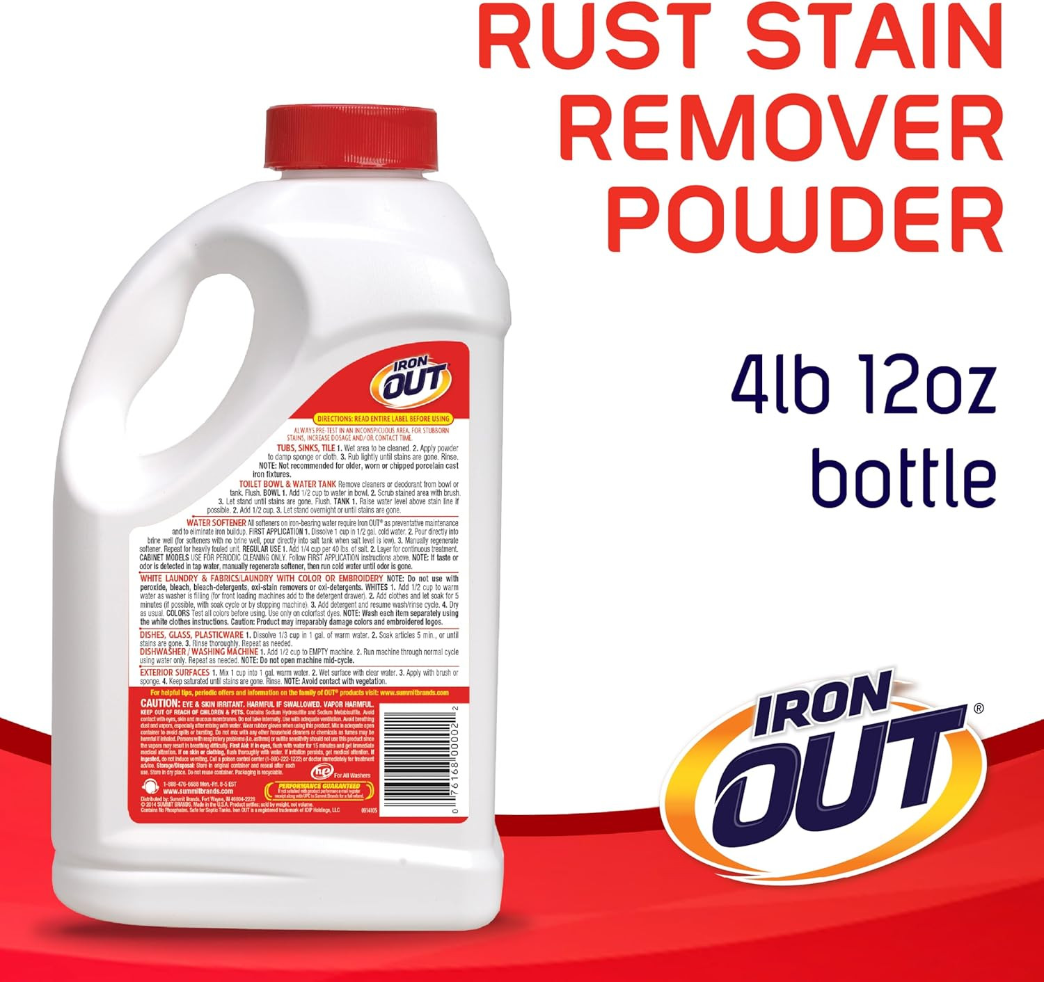 Rust Stain Remover Powder, Remove Rust Stains in Bathrooms, Kitchens, Appliances