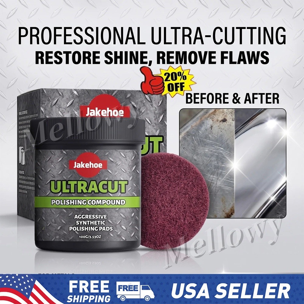 Ultracut Polishing Compound,Surface Restoration Polish With Pad 100G~20%OFF