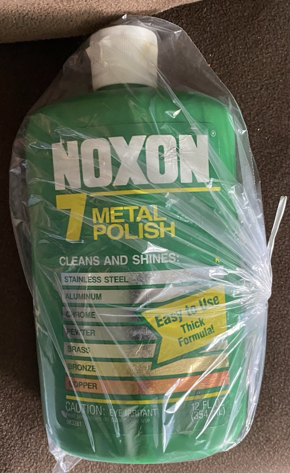 Noxon 7 Metal Polish Cleans & Shines 12 oz | 98% Full | Discontinued