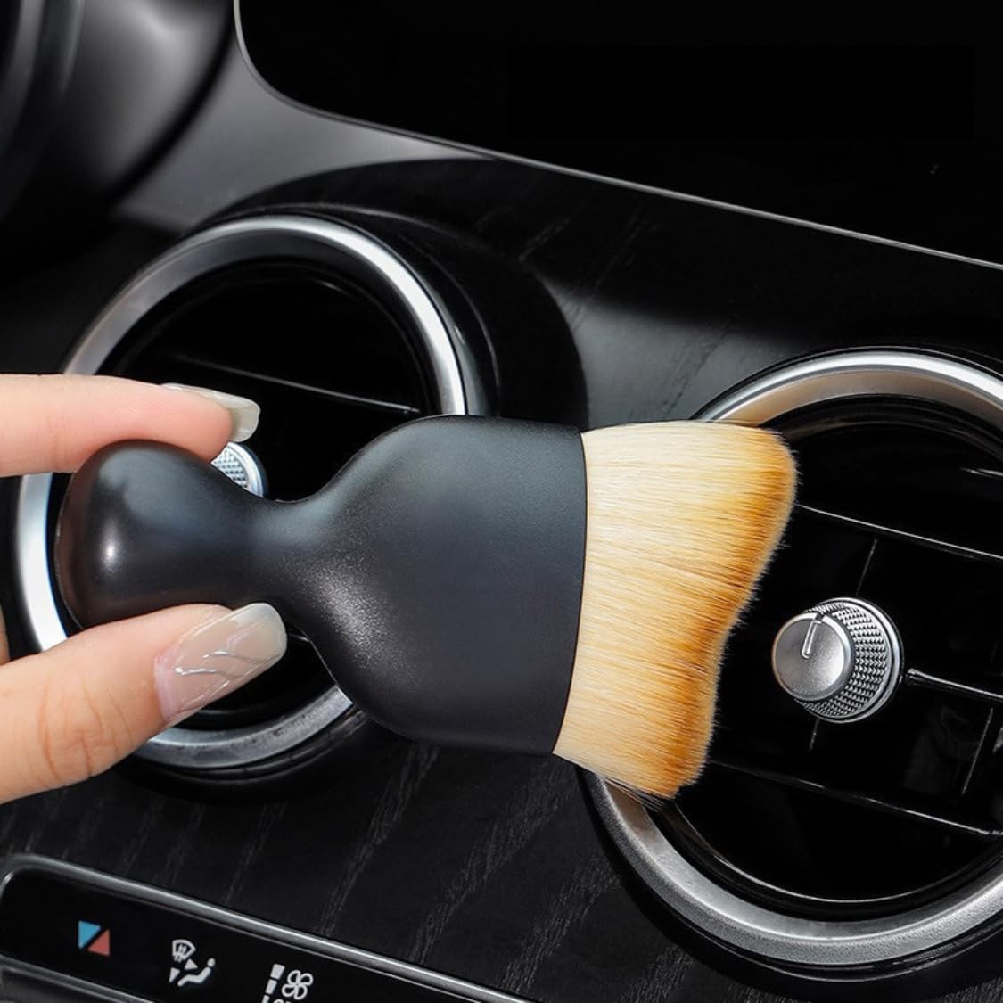 BE:Trend Car Detailing Brush Set – 4 Pack Auto Interior Cleaning Kit with Sof…