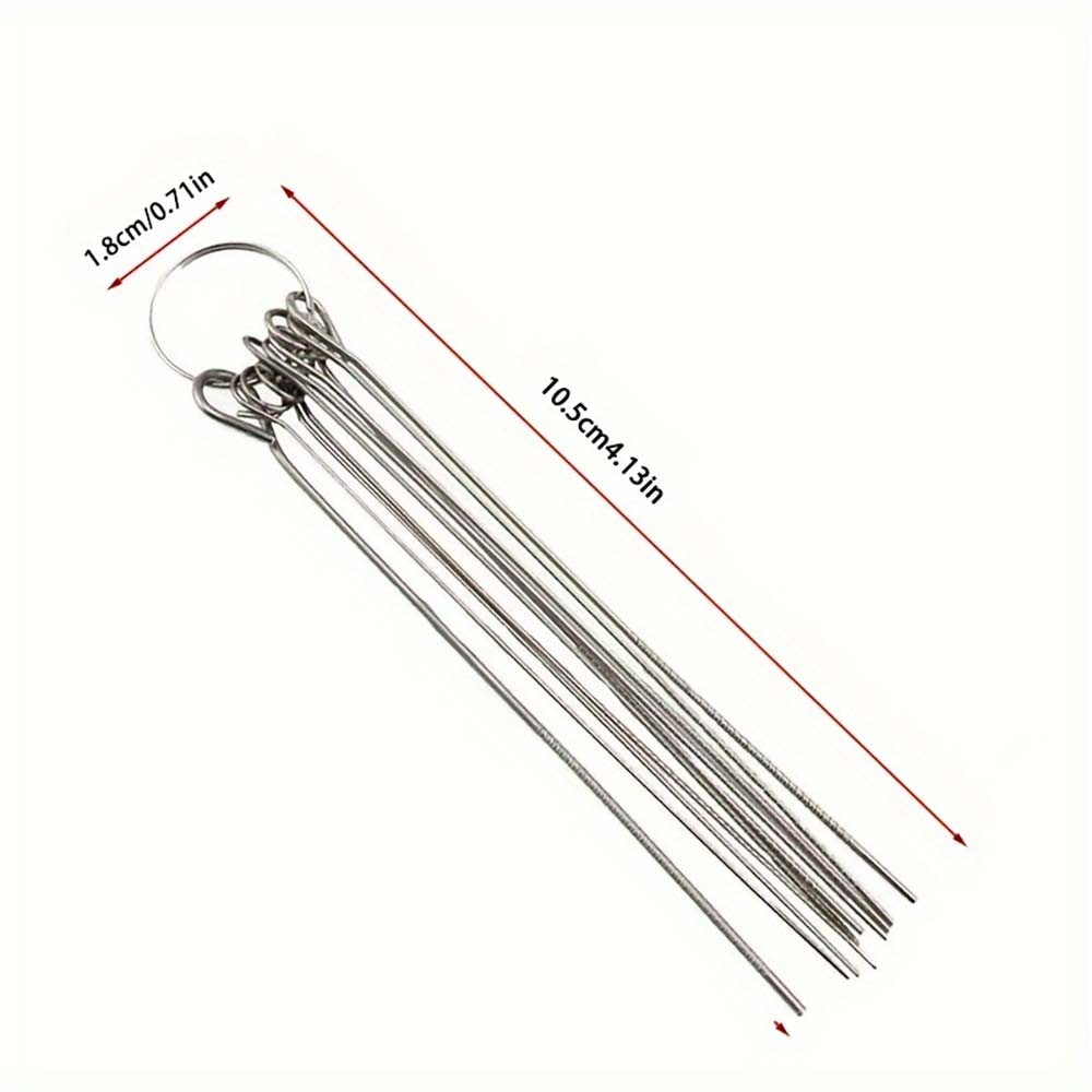 Portable Stainless Steel Cleaning Needles for Shower Head and Faucet Maintenance