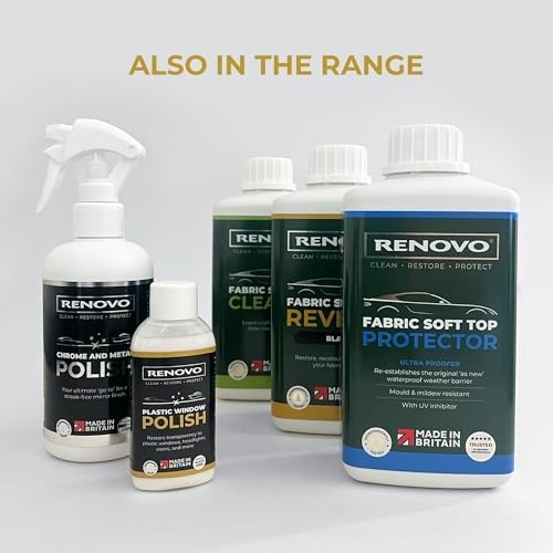 Convertible Top Cleaner 500ml Water Based Fabric Neutral For Automotive Care