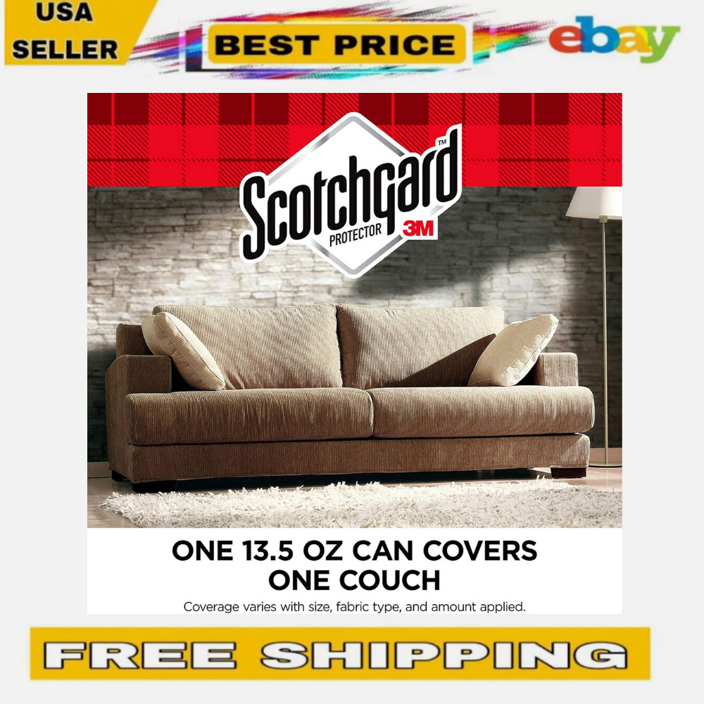Scotchgard Fabric Water Shield Repellent Spray for Clothing and Upholstery 2 Ca