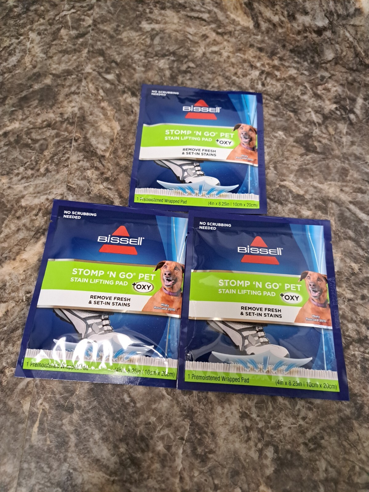 Stomp ‘n Go Pet Stain Lifting Pads # 3 Pack.