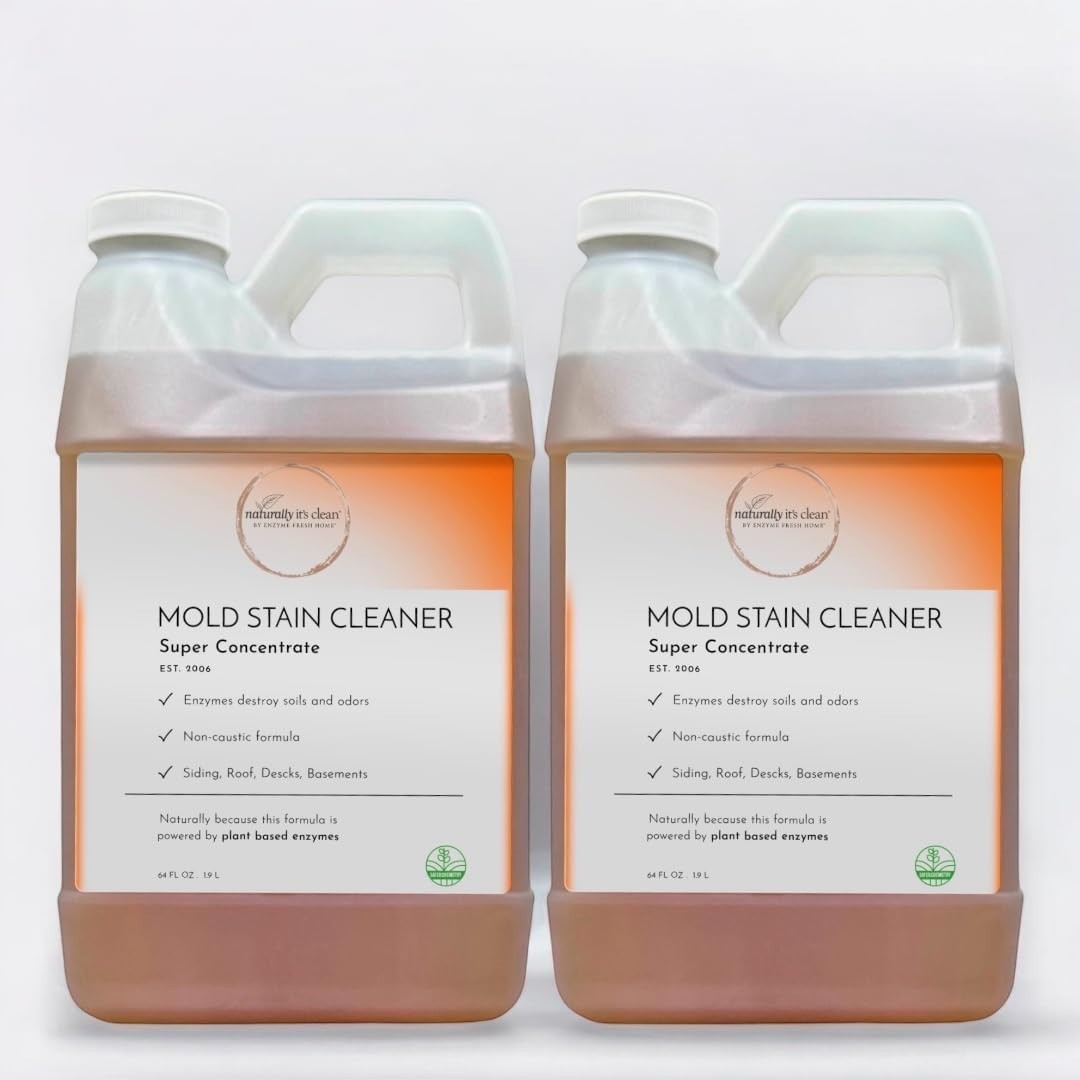 naturally it’s clean Mold Stain Cleaner Concentrate | Super Concentrated Form…