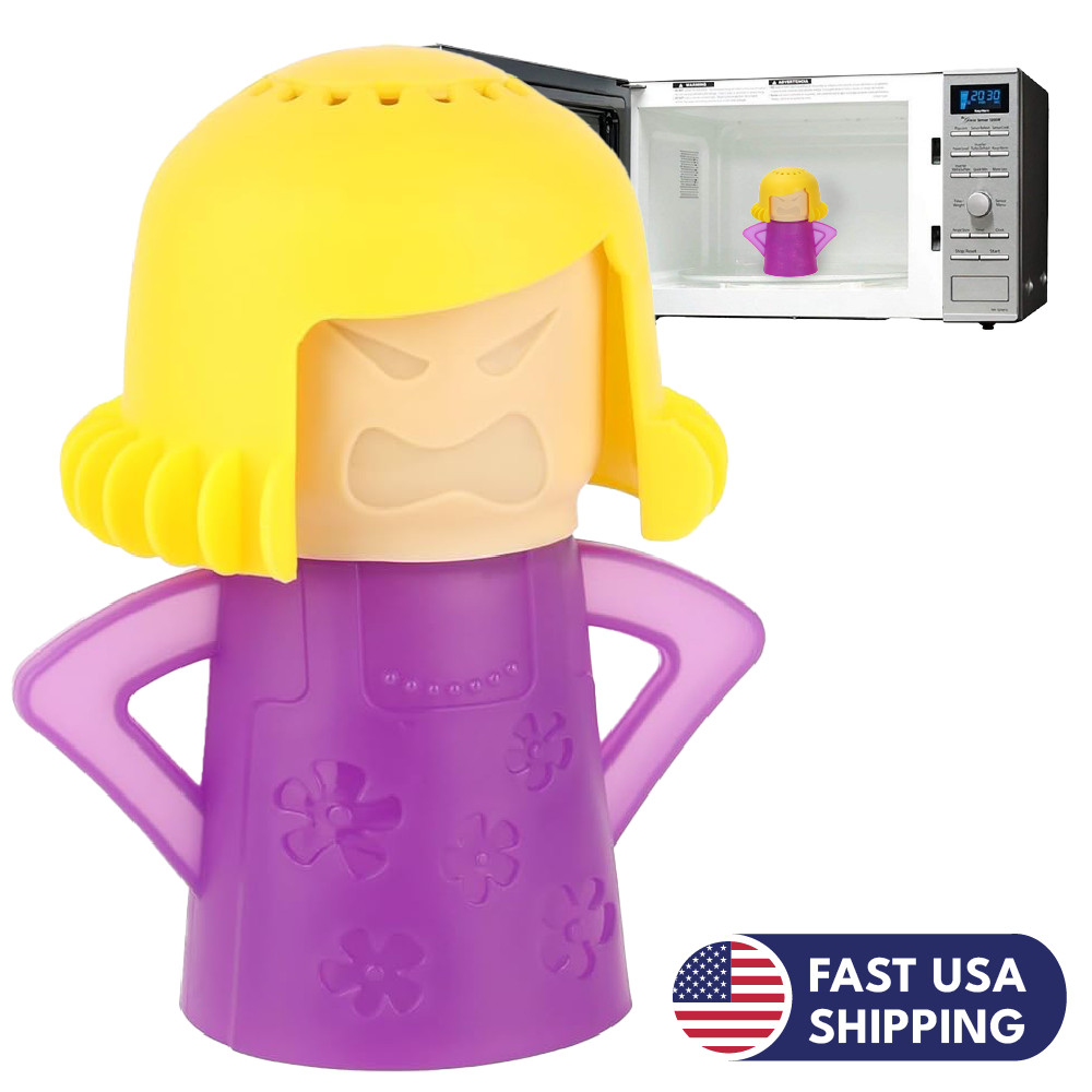 NEW Angry Mom Microwave Cleaner – Natural and Easy Kitchen Cleaning Solution