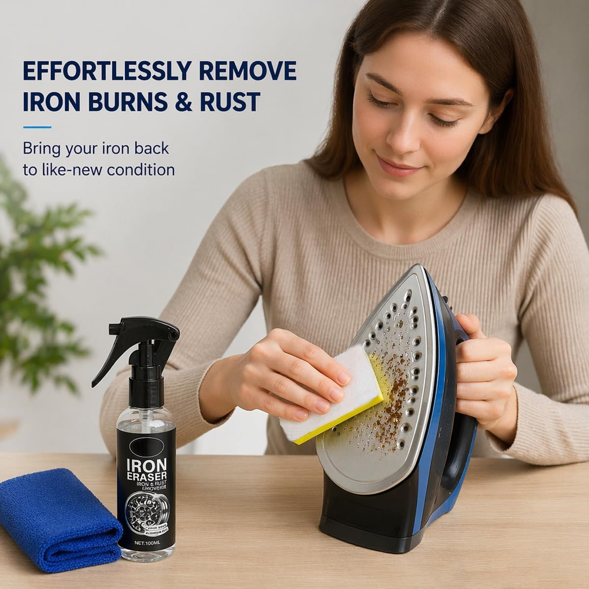 Iron Eraser Rust Remover Spray for Car Wheels & Paint, 100ML Rust And Brake Dust
