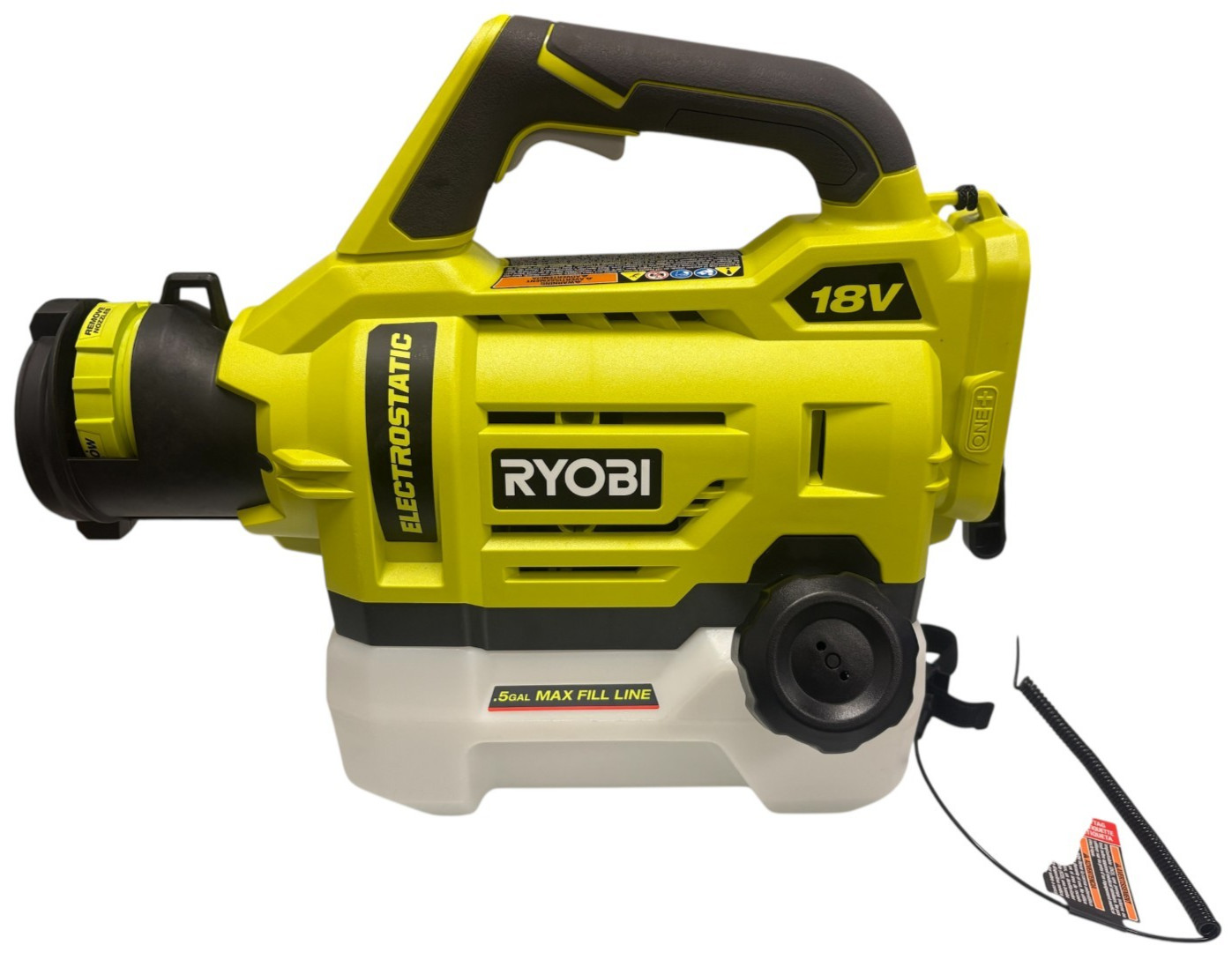 Ryobi One+ 18V Handheld 1/2 Gallon Electrostatic Sprayer Tool Only P2809BTL