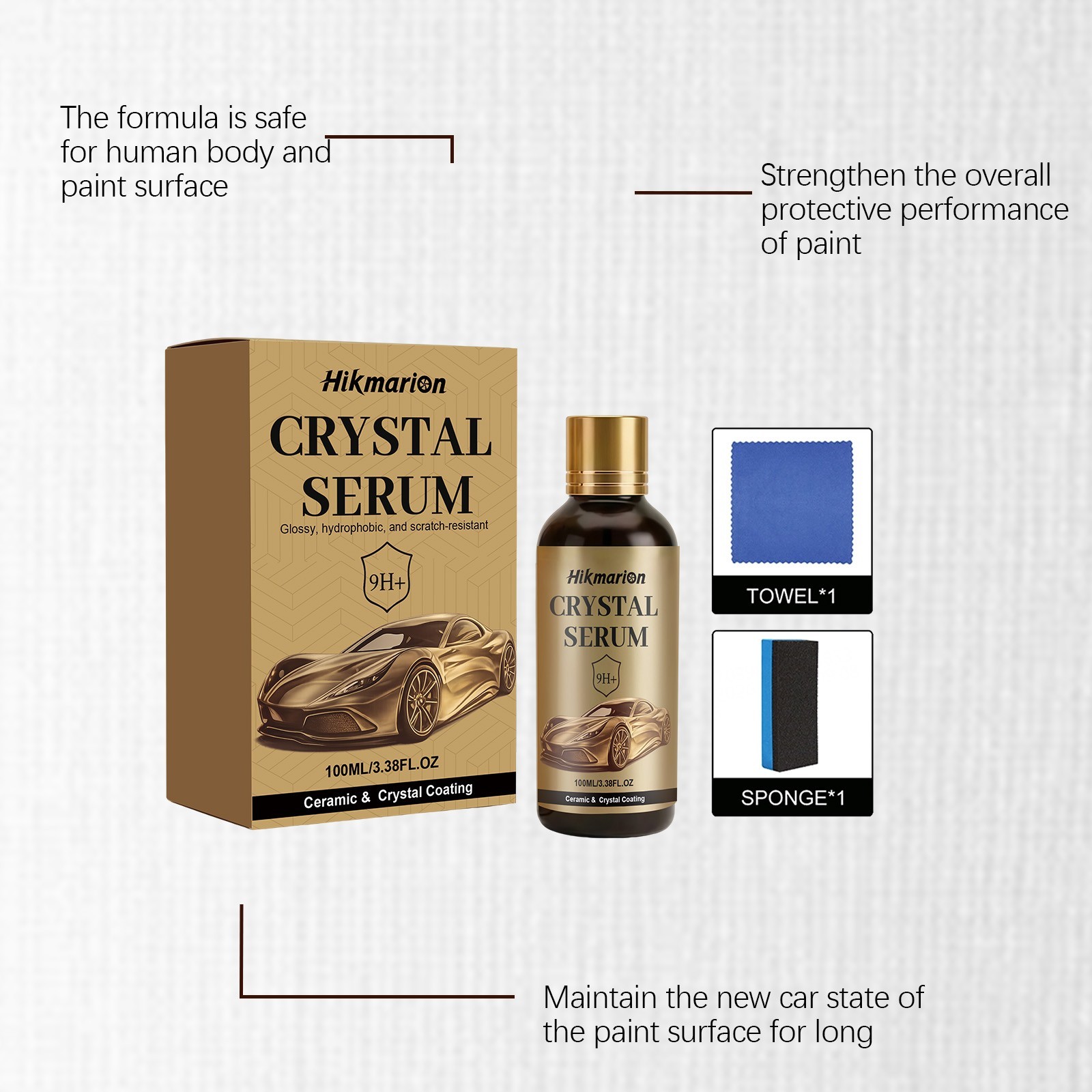 New PTZ Crystal Serum 100ML – Advanced Graphene Ceramic Coating For Cars US
