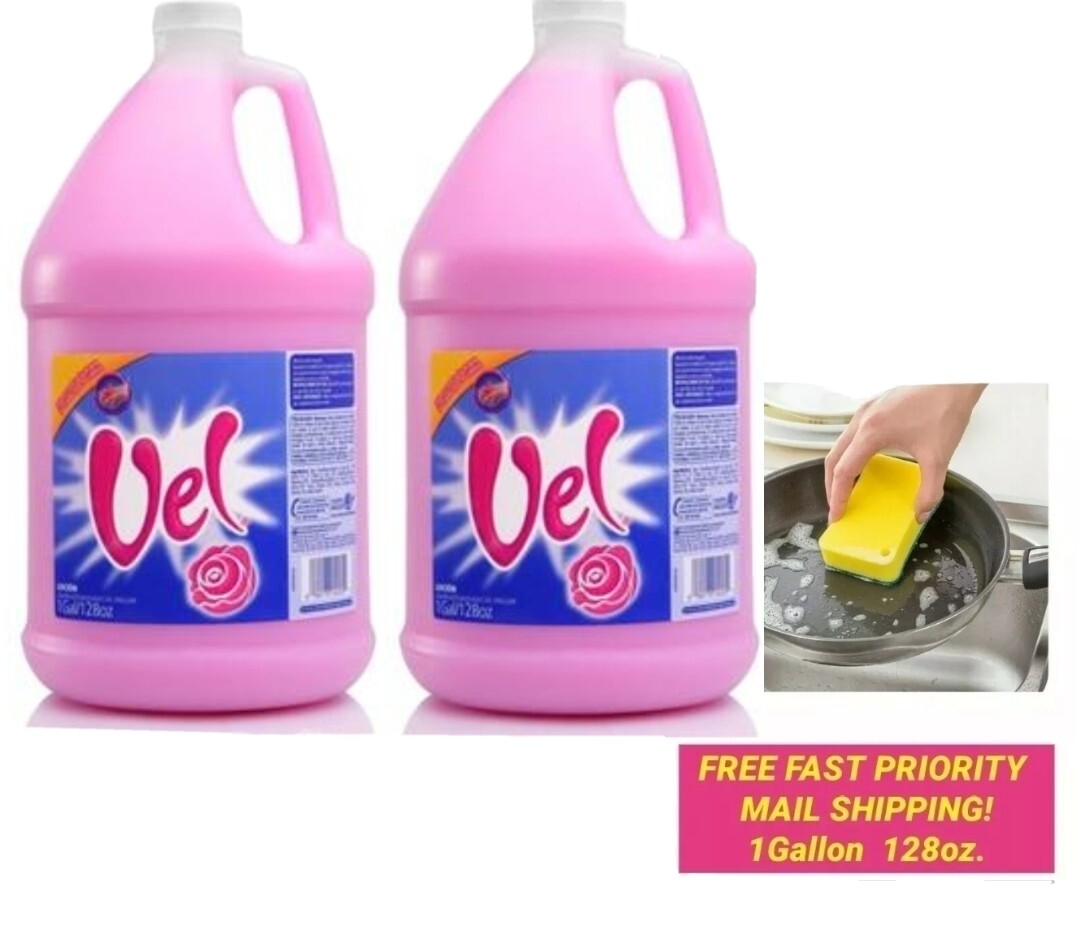 (2 GALLONS) Vel Rosita Ultra Concentrate Dish Grease Remover Soap