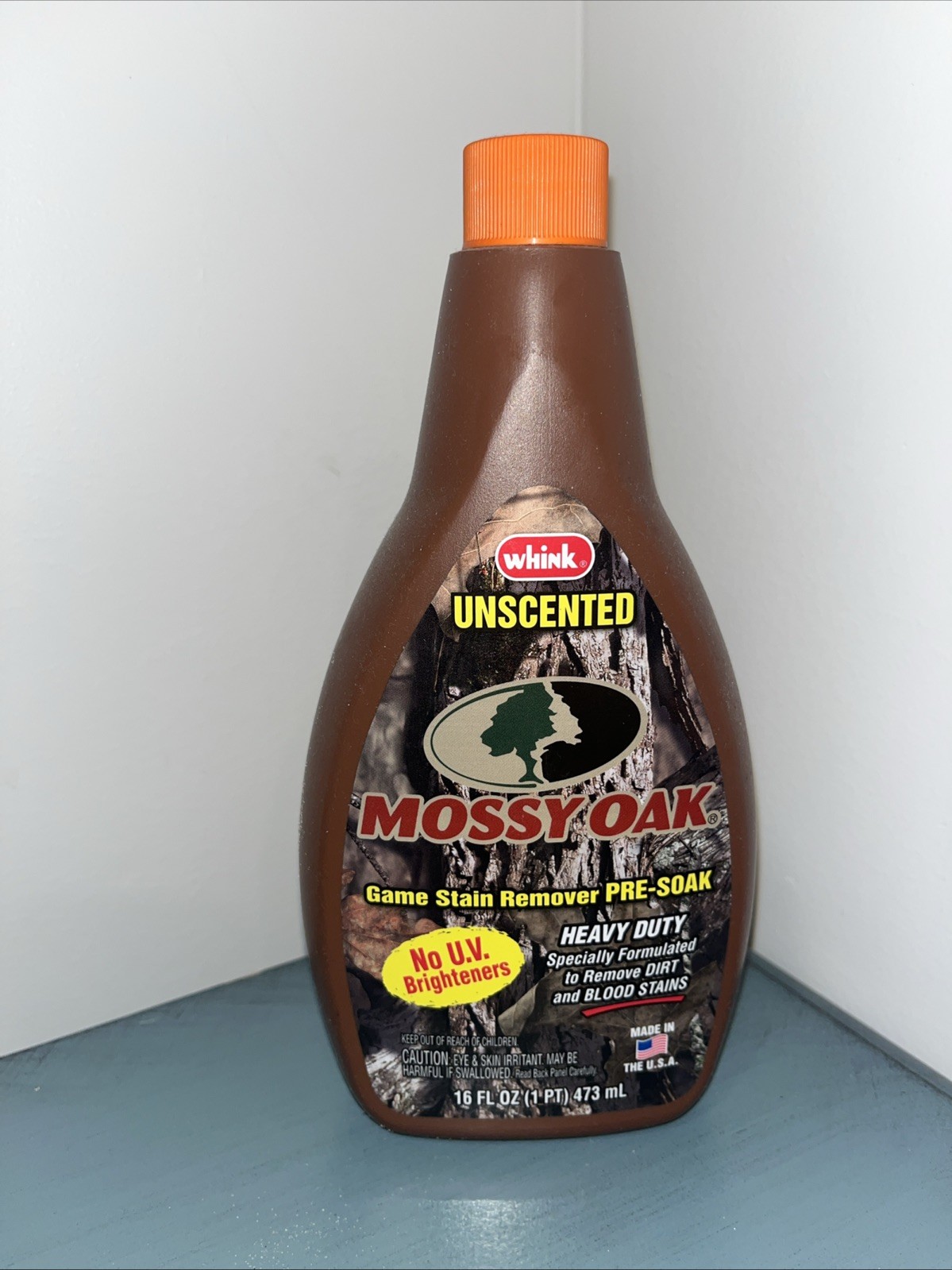 Whink Mossy Oak Game Stain Remover 16 OZ No UV Brighteners HTF Discontinued
