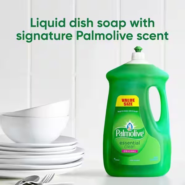 Liquid Dish Soap Palmolive Original 90 Oz Green Grease Cutter Heavy Duty New