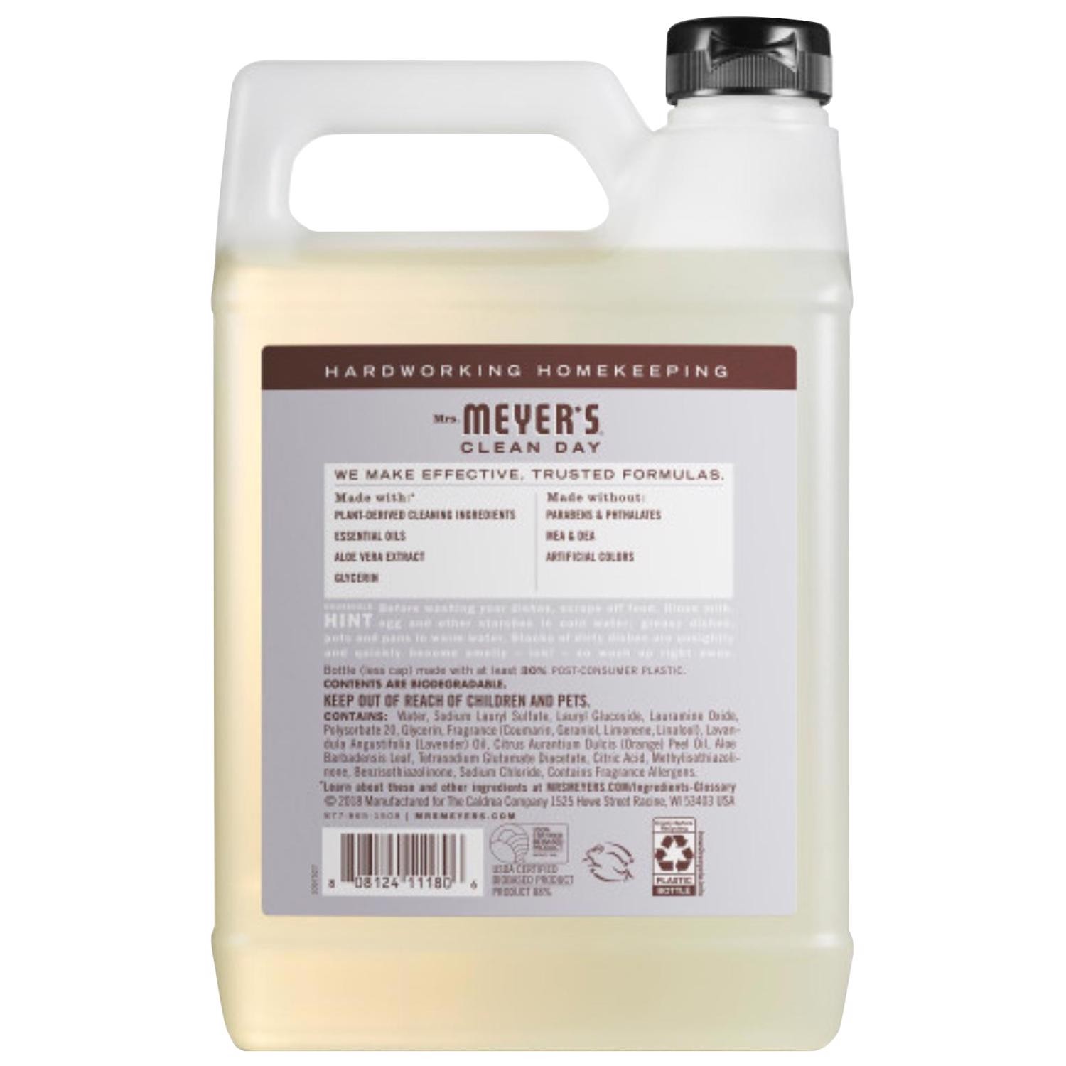 Mrs. Meyer’s 304831 Lavender Scent Liquid Dish Soap Refill 48 oz.