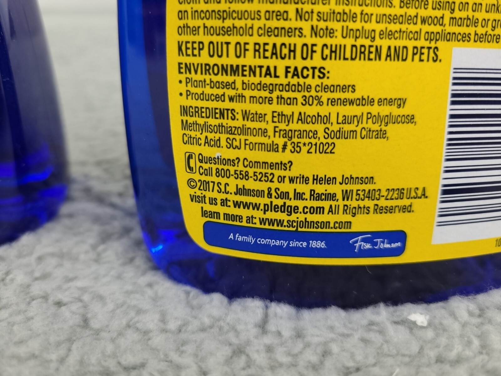 4x PLEDGE Multi-Surface CLEAN IT Fresh Citrus 16 Oz