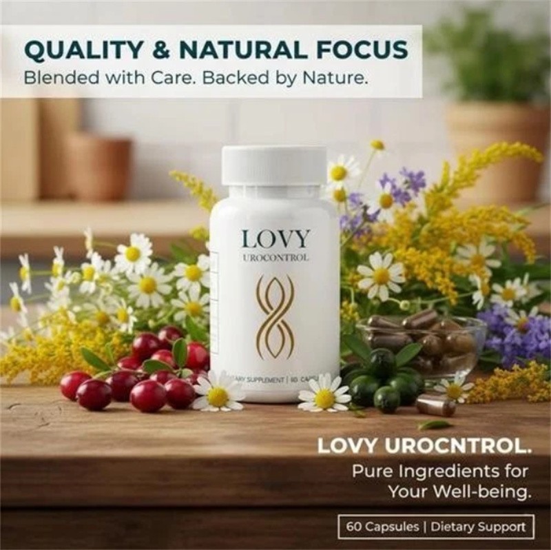 Lovy Urocontrol Capsules, Bladder Health Supplement, Maximum Strength Formula US