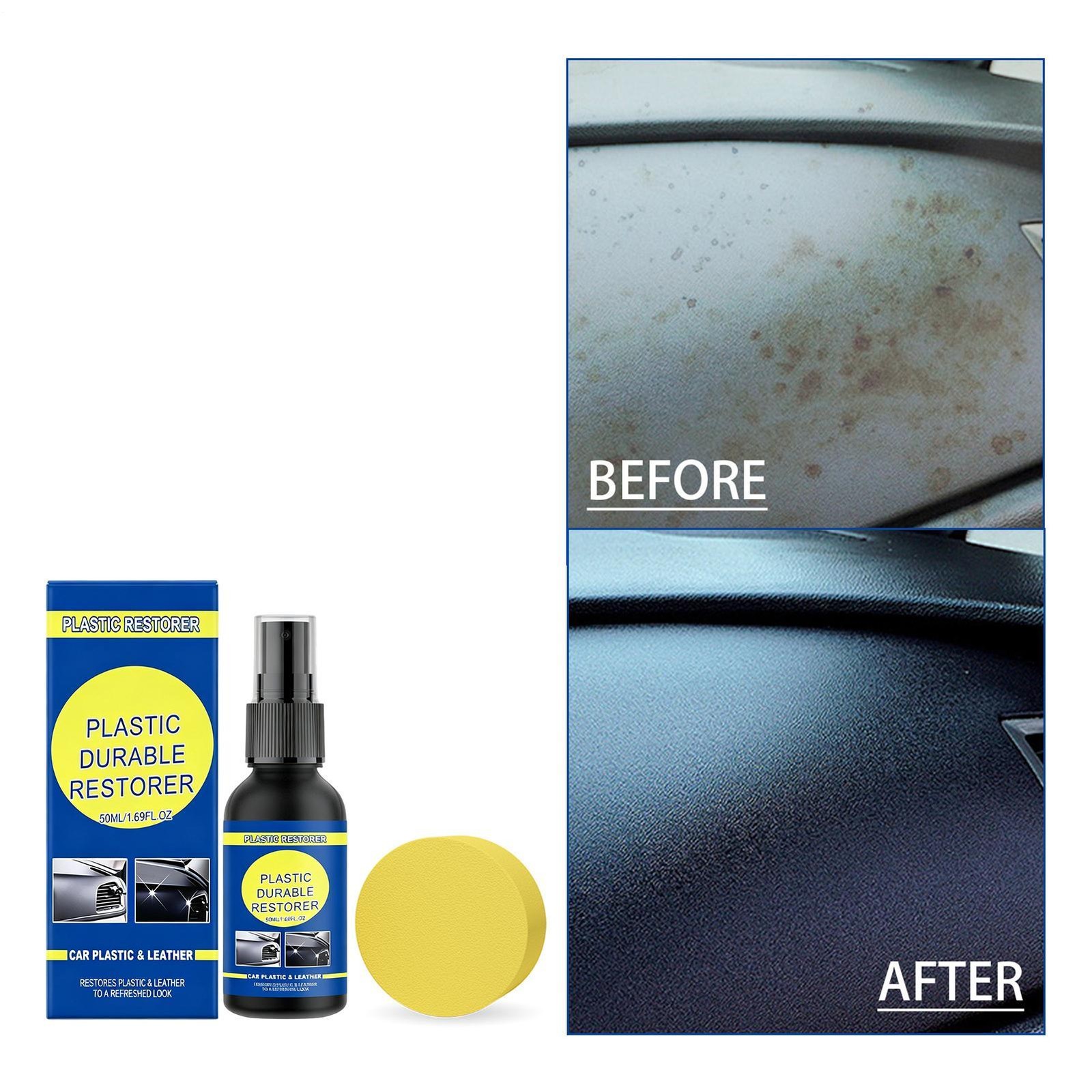 Interior Cleaner Car Detailing 50ml UV Protection Long Lasting Automotive Interi