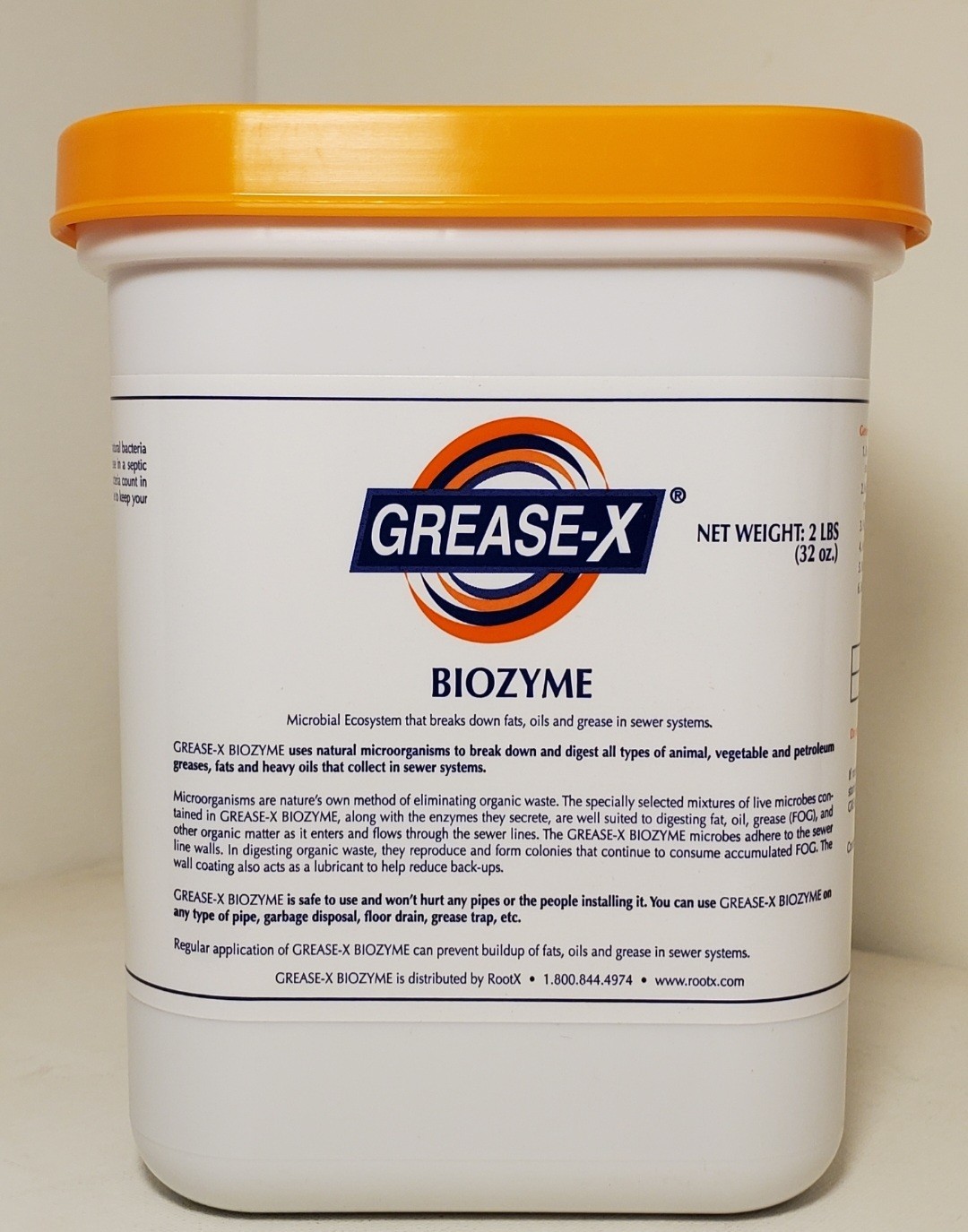 RootX and GREASE-X BIOZYME jars PLUMBER PACK save money 2 Items