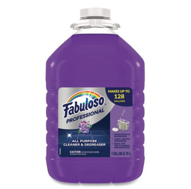 Fabuloso All-Purpose Cleaner, Lavender Scent, 1 gal Bottle, 4/Carton