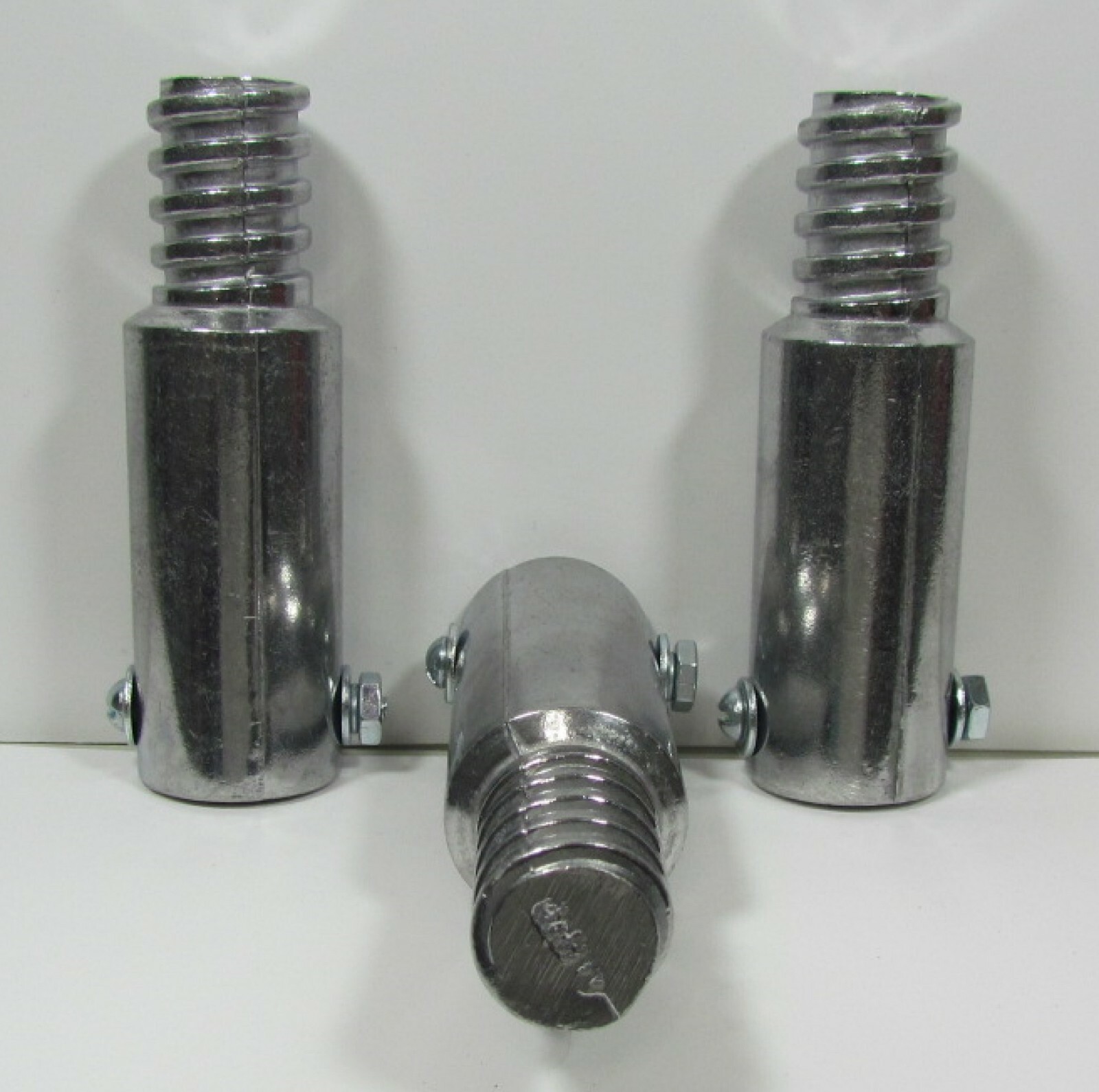 3pc Metal Threaded Tips For 3/4″ (.75″) Wood Poles. (Buy 3 Get 1 Free) Z
