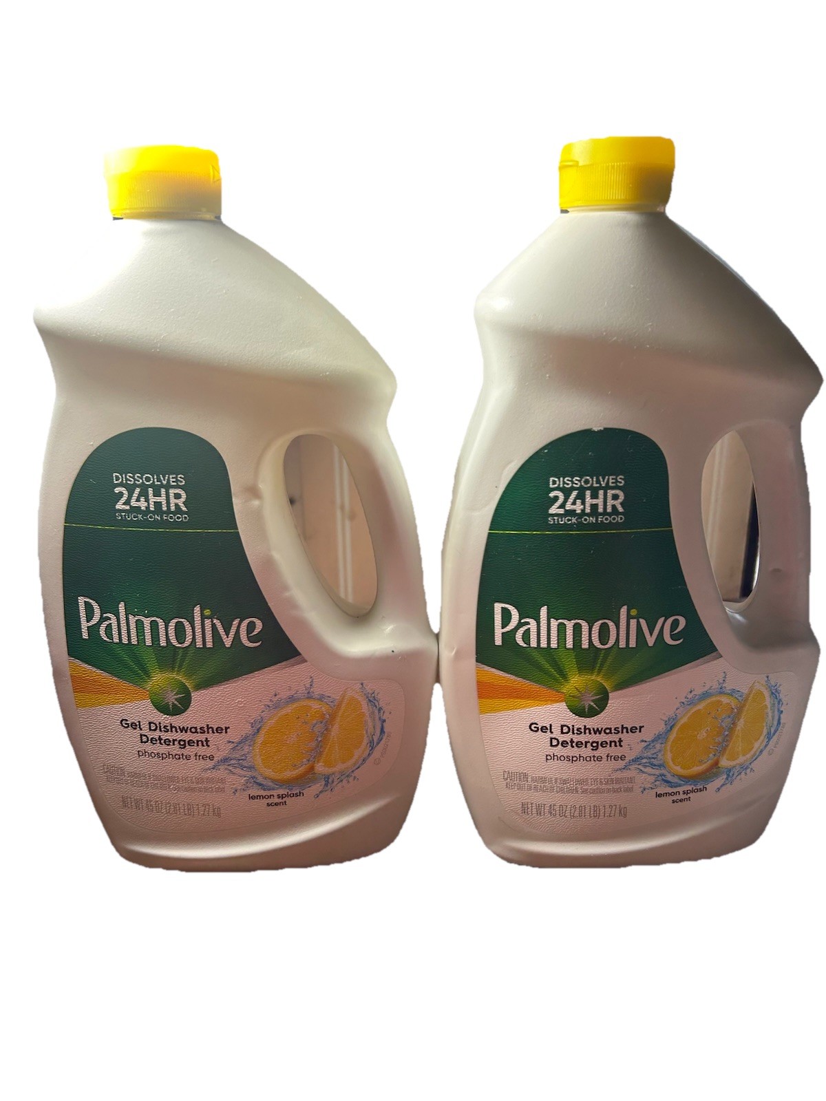 2 Palmolive Gel Dishwasher Detergent Lemon Splash 45 oz Shelf Ware See Images 🚨