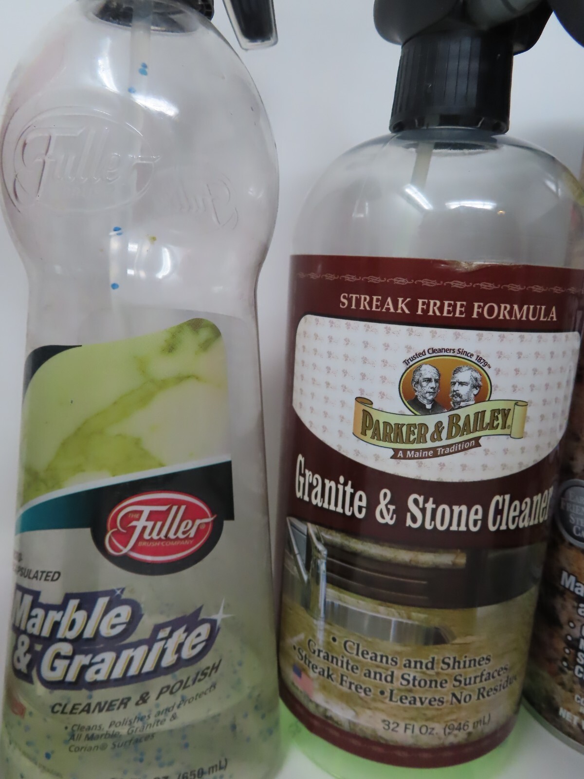 Large Lot Granite Cleaner & Resealer Polish spray Squeeze Bottles Various Brands