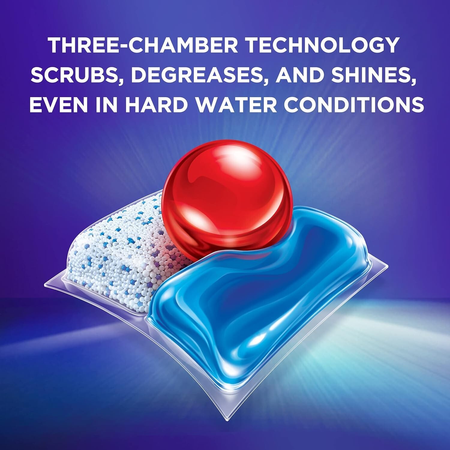 Quantum Hard Water Dish Tablets 82 ct – No Pre-Rinse, Superior Cleaning