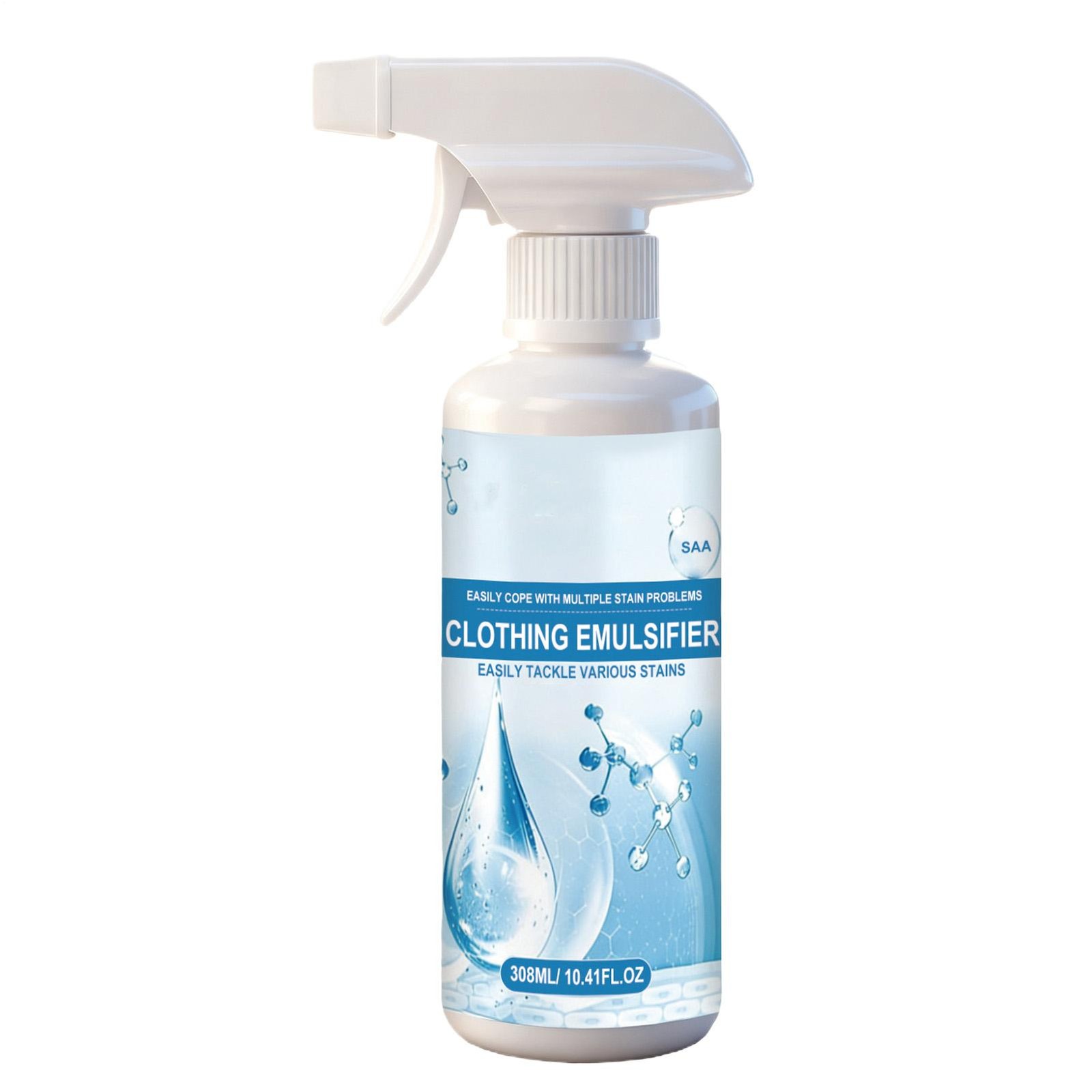 308ml Non Ionic Emulsifier Clothing Cleaner,Clothes Oil Laundry Cleaning Remover