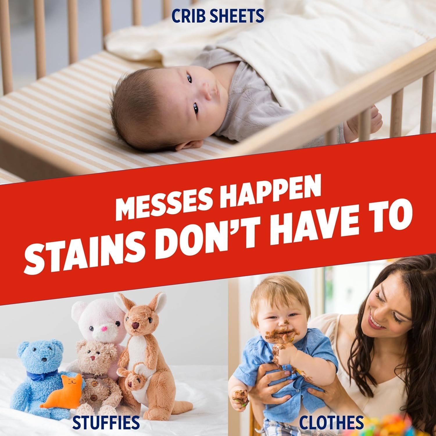 Max Force Baby Stain Remover Spray 2-Pack – Tough on Stains, Gentle on Clothes