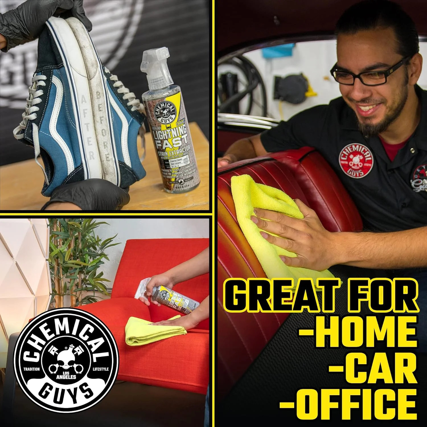 Lightning Fast Carpet and Upholstery Stain Extractor – Chemical Guys Carpet Clea