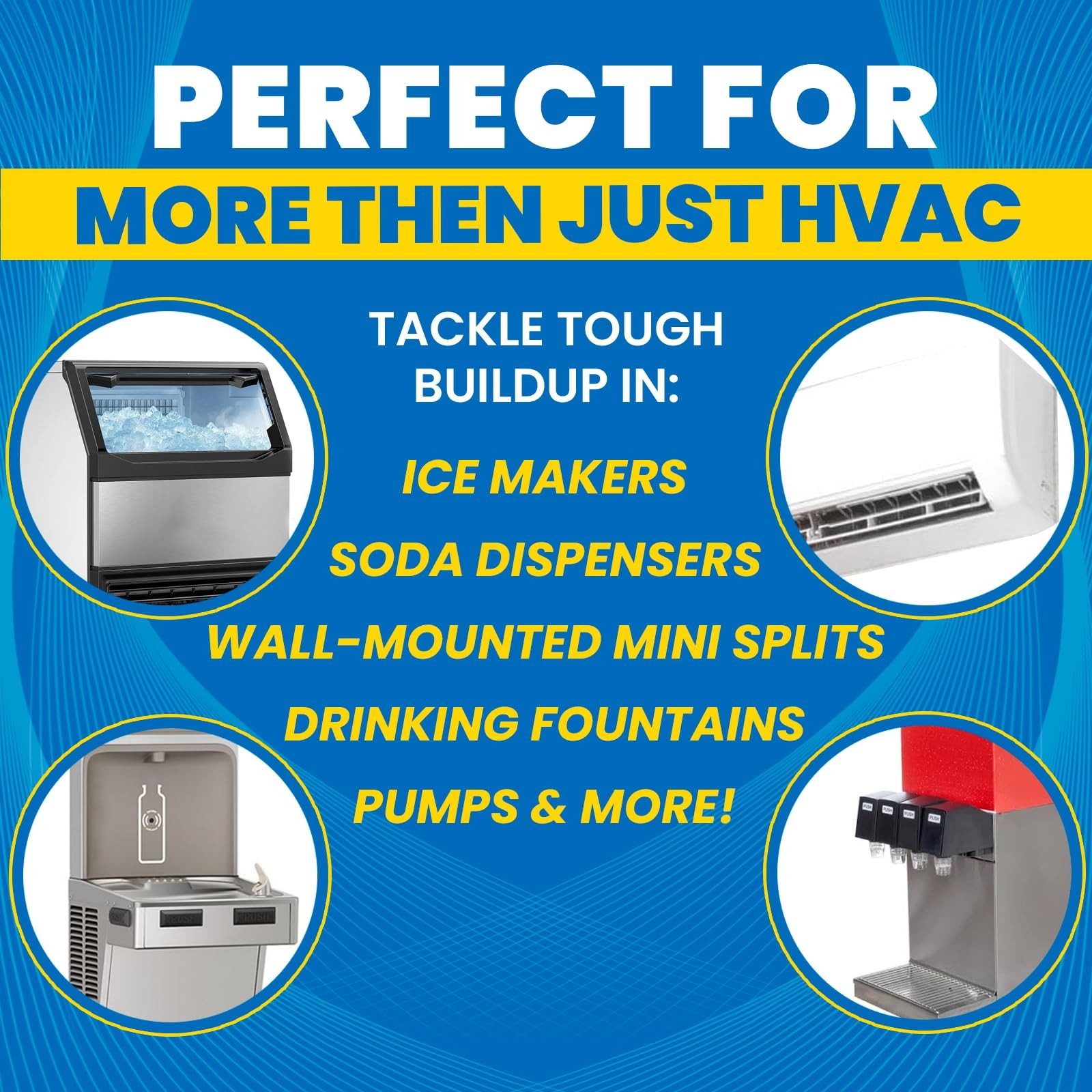 16oz HVAC Drain Line Cleaner Bleach-Free Fast-Acting AC Drain Line Solution