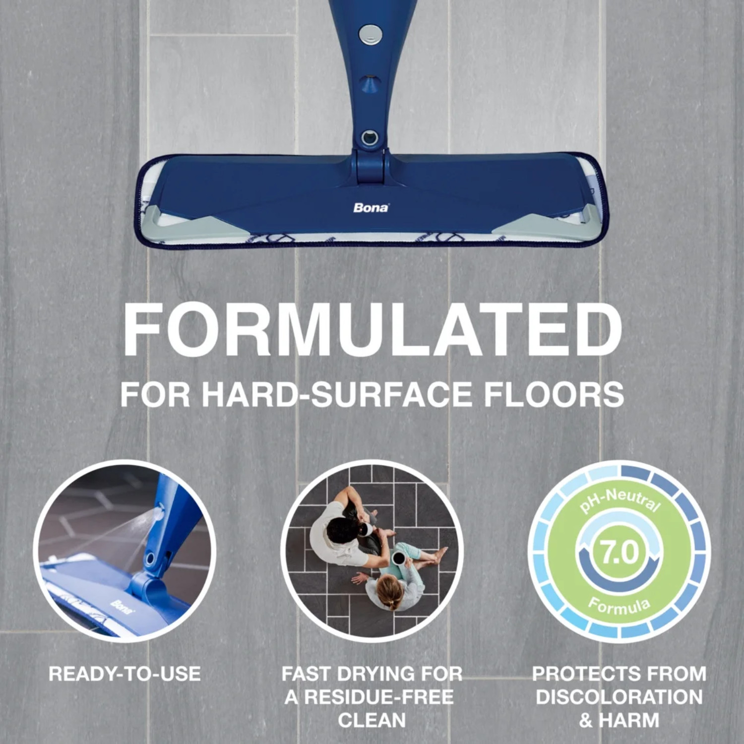 4Pack Shark VACMOP Multi Surface Cleaner Refill 2L Deep Clean Power