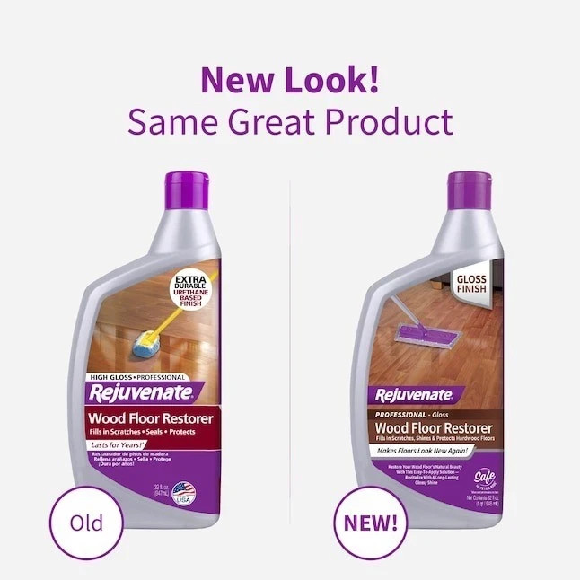 REJUVENATE PROFESSIONAL WOOD RESTORER – HIGH GLOSS FLOOR POLISH – 32 OZ !!!!!!!!