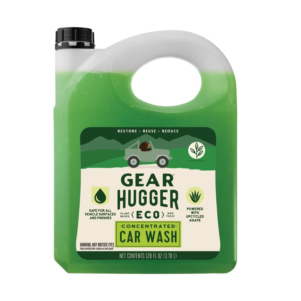 128 oz Car Wash Soap Gallon EcoFriendly Cleaner Biodegradable Auto Detailing