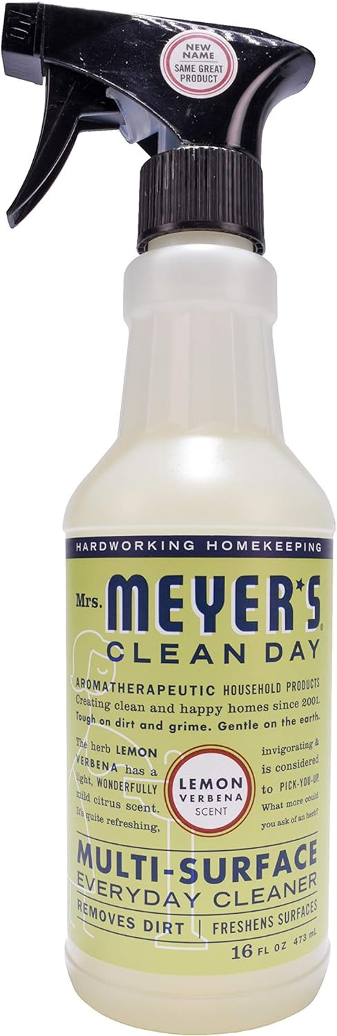 Mrs Meyer’s Clean Day Lemon Verbena Multi Surface Cleaner 16 Fl Oz