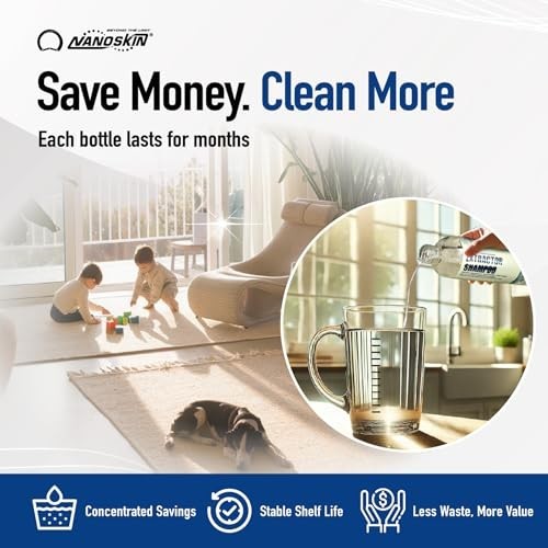 Nanoskin Low Foaming Carpet Cleaner 5 Gallon Upholstery Stain Remover