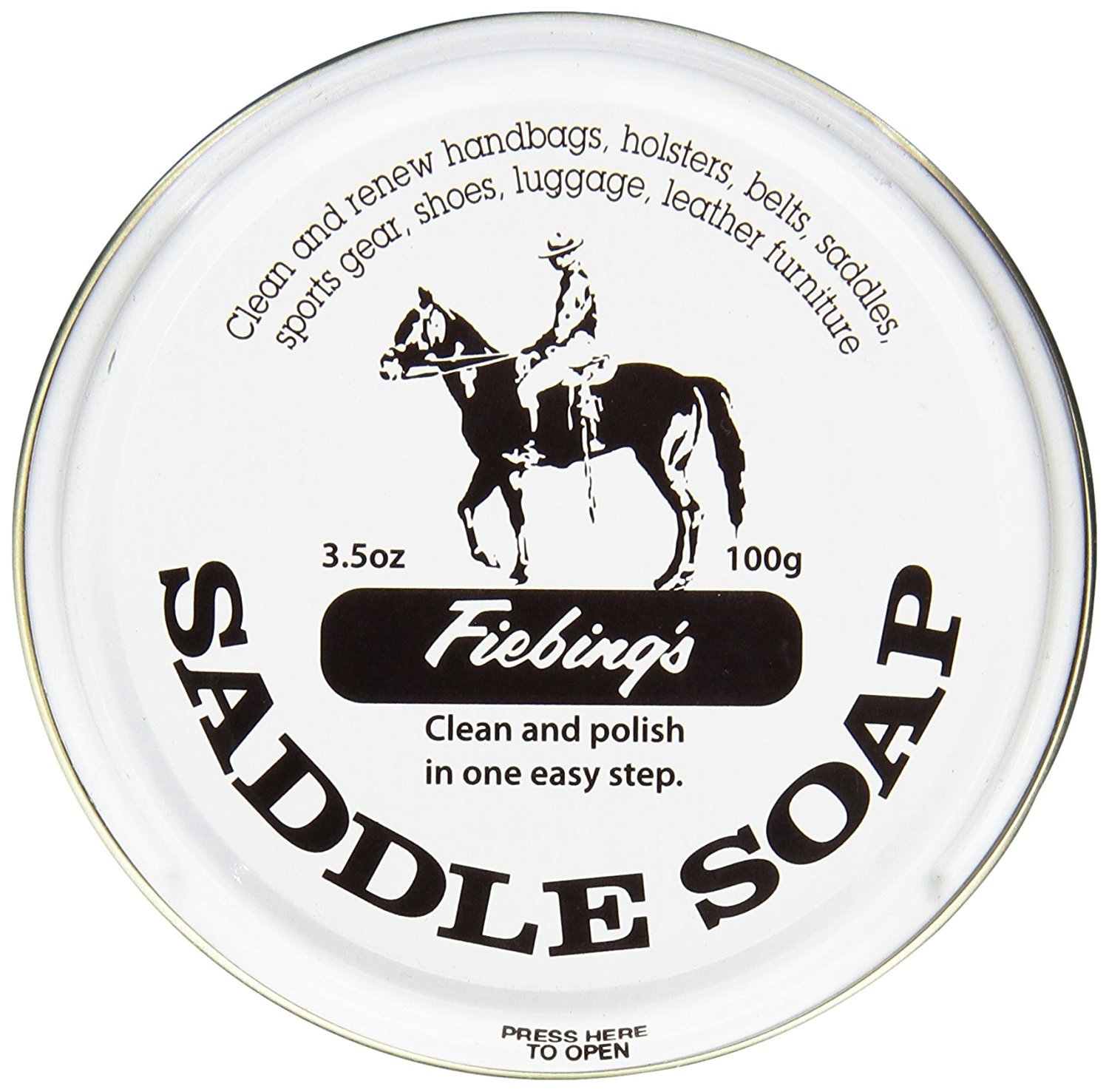 Fiebing’s Saddle Soap Leather Cleaner WHITE 3.5oz