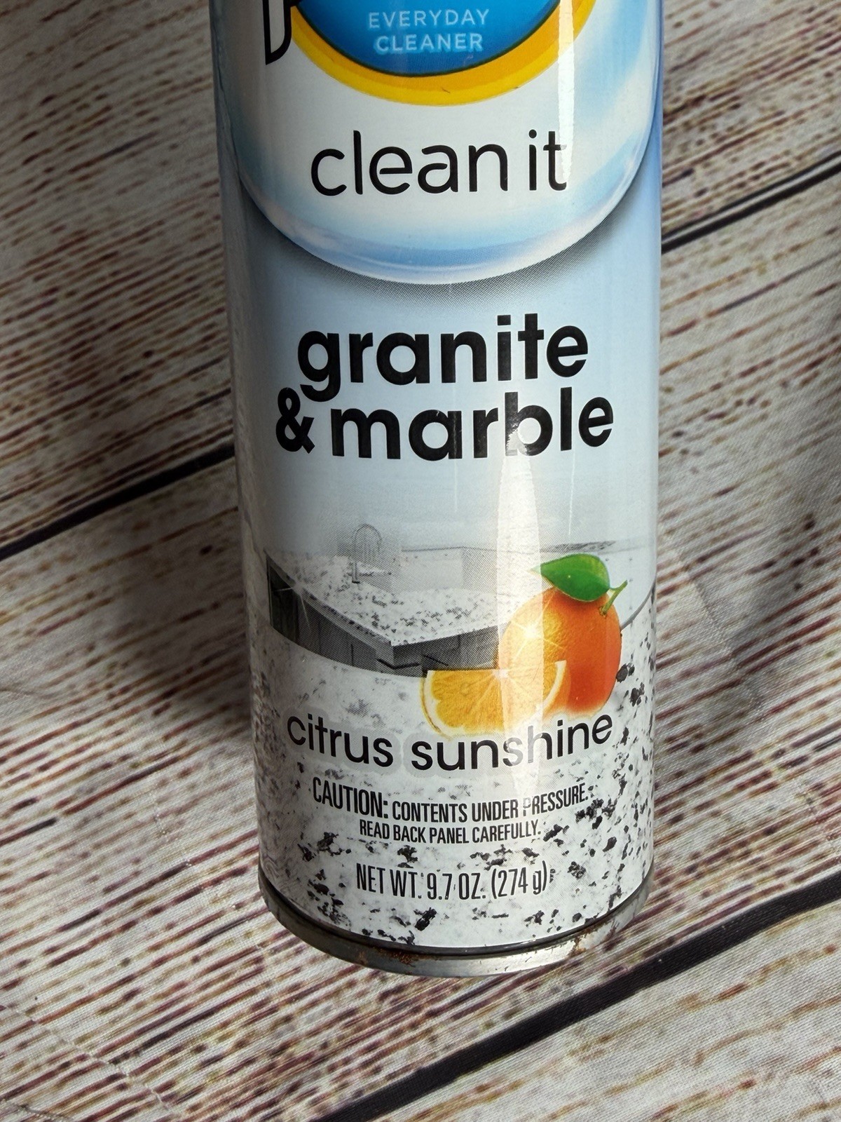 9 Pledge Everyday Cleaner Clean It Granite & Marble Spray CITRUS SUNSHINE 9.7 oz