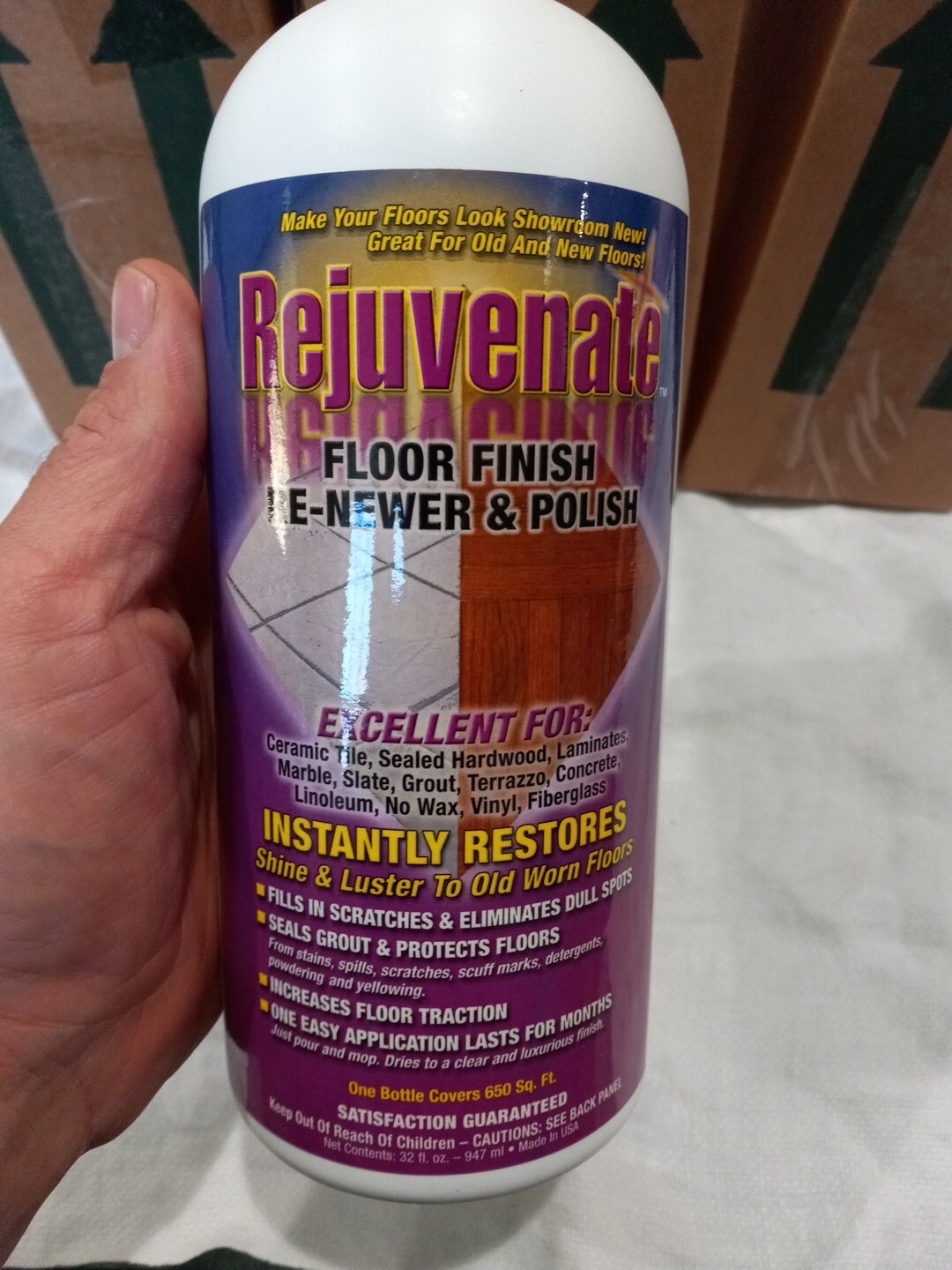 Rejuvenate Floor Finish 96 Oz