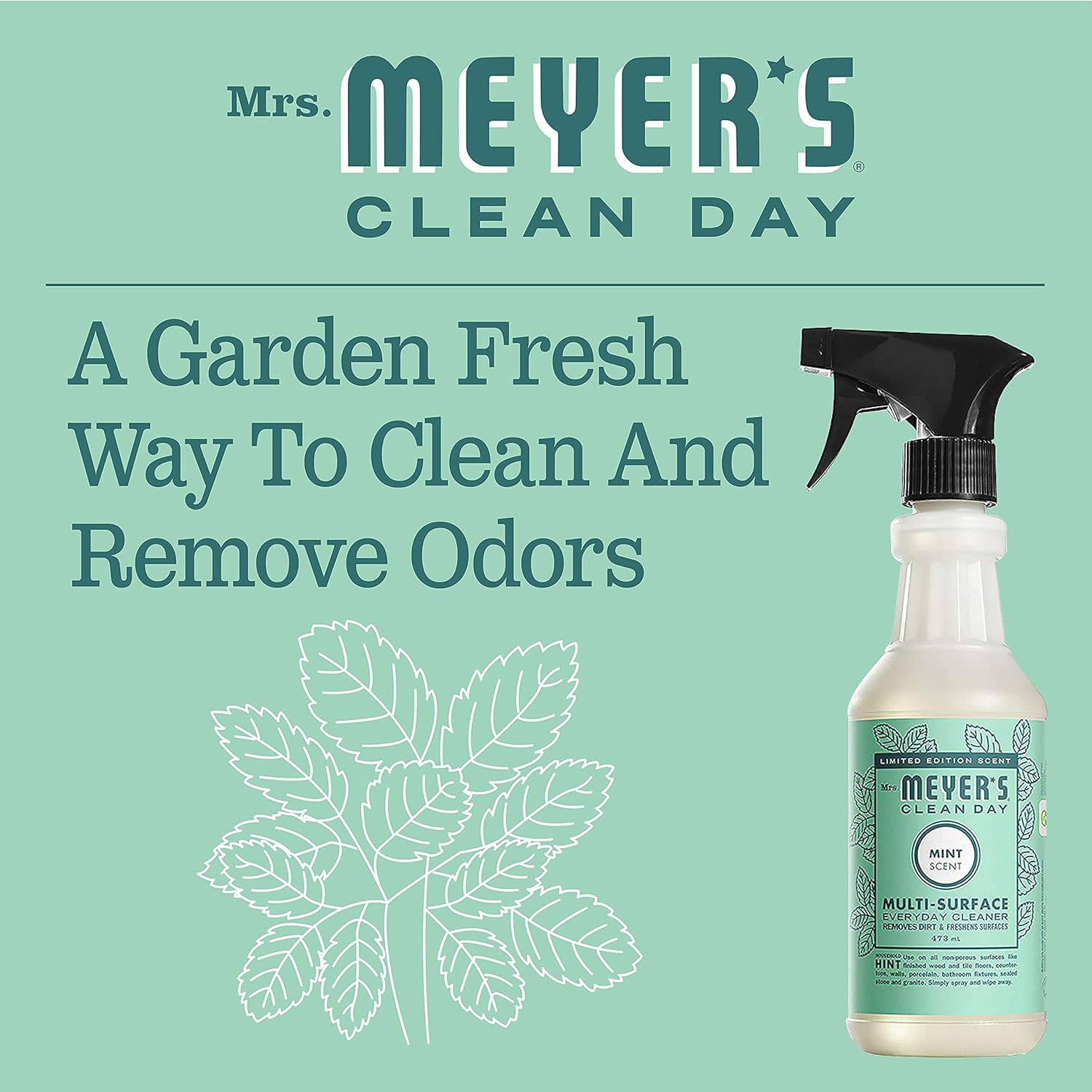 Mrs. Meyer’s Clean Day All-Purpose Cleaner Spray, 16 Fl. Oz – Pack of 3