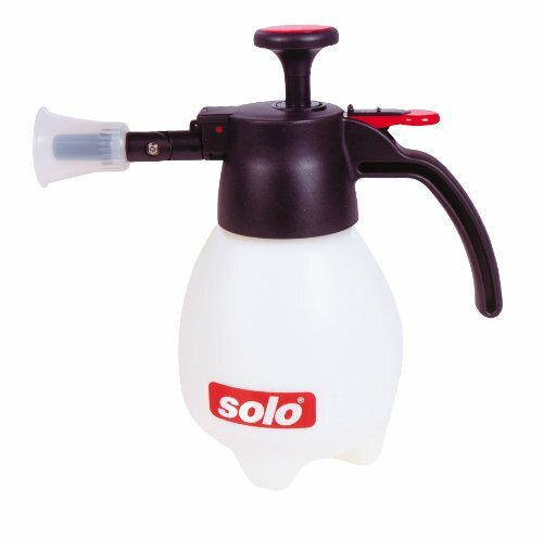 Solo 418 One-Hand Pressure Sprayer, 1-Liter, Ergonomic Grip for Gardening, Ferti