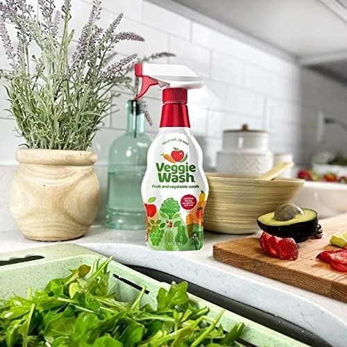 Fruit & Vegetable Wash, Produce Wash and Cleaner, 16-Fluid Ounce, Pack of 2, …