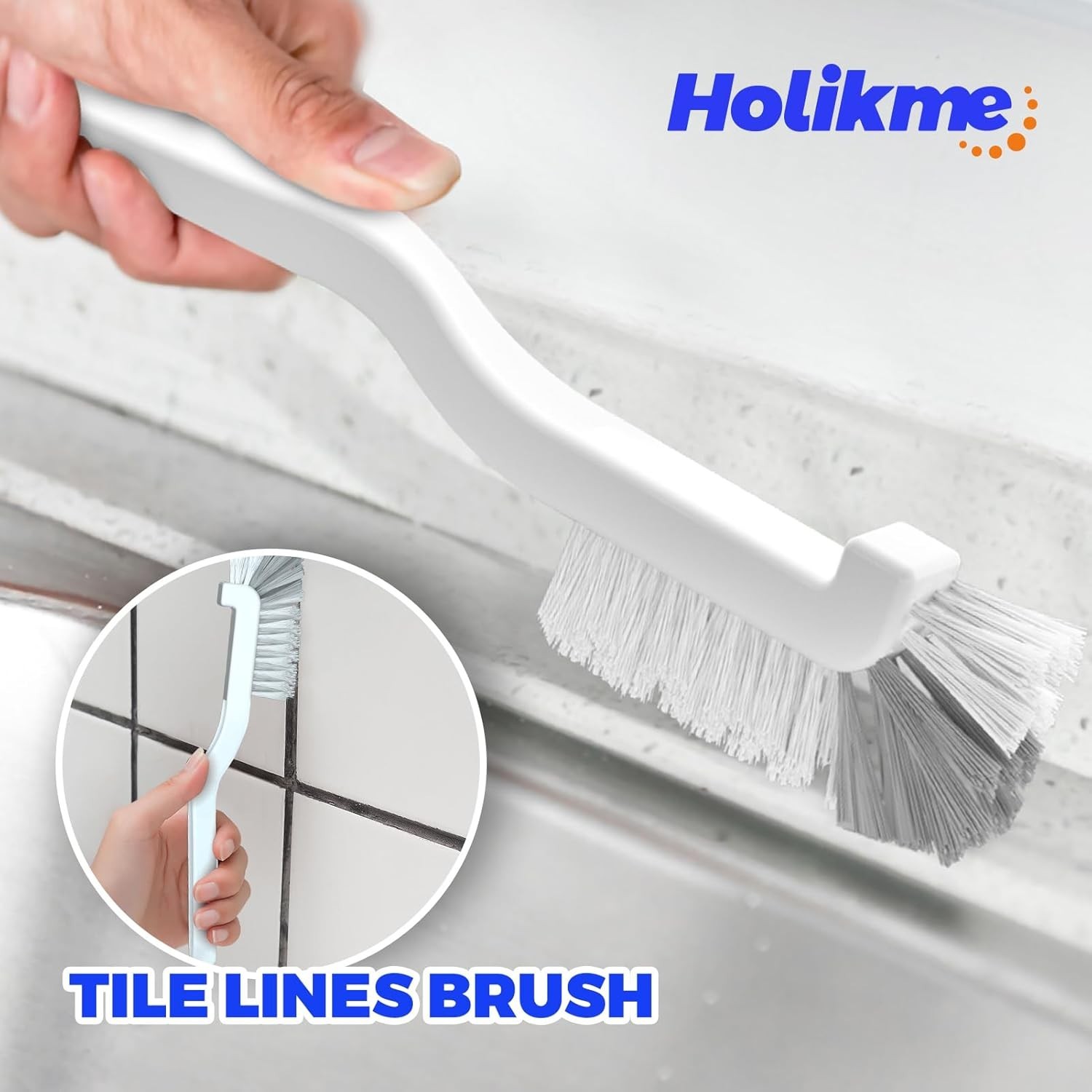 6 Pack Dish Brush with Handle Kitchen Cleaning Brush Set for Pot, Pan, Kitche…