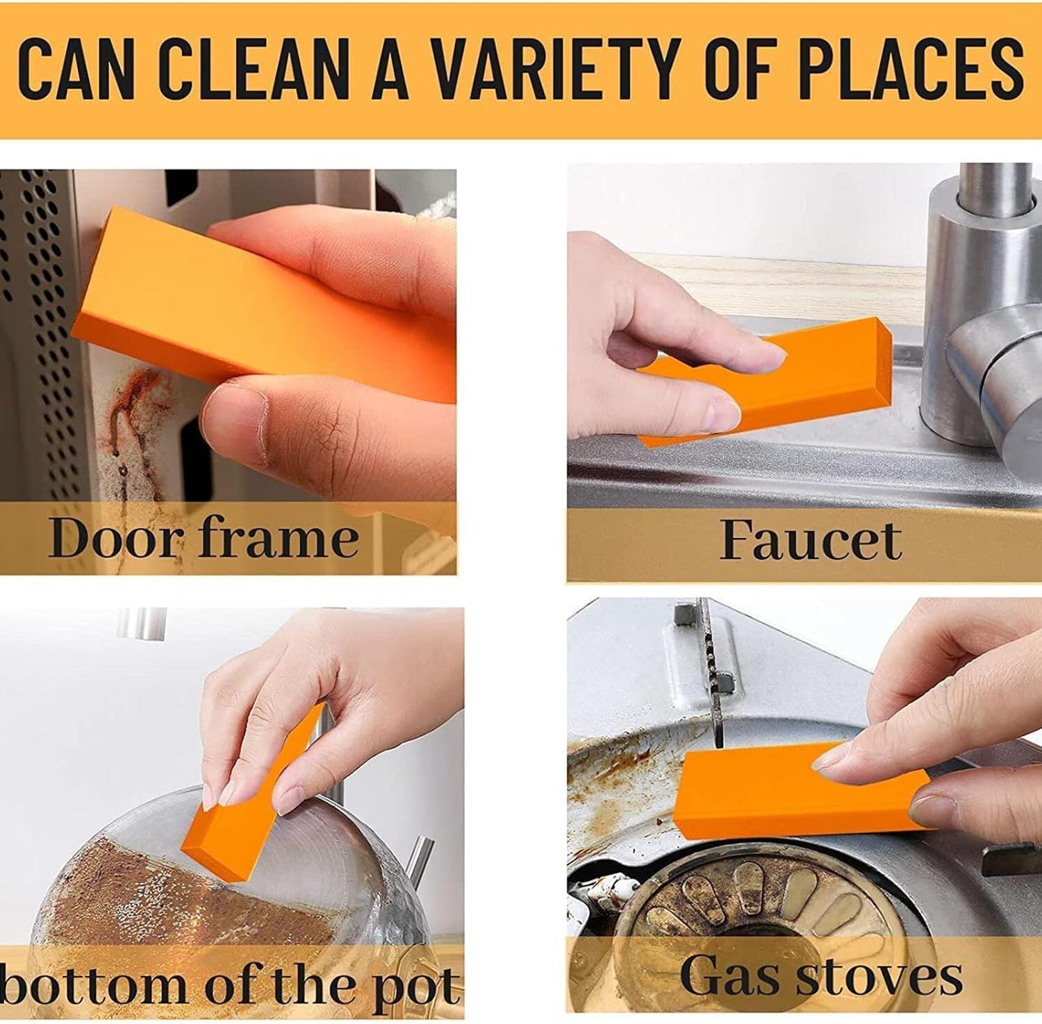 Rust Erasers Metal Rubber Rust Remove Eraser Stainless Steel Rust Cleaning US